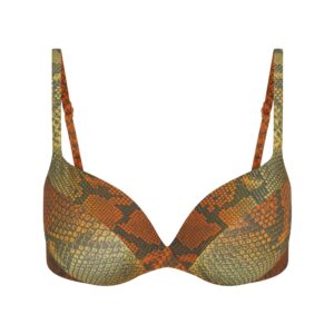 signature swim ultimate push up tie back bikini top