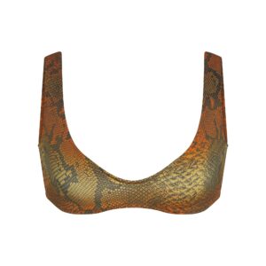signature swim plunge bikini top