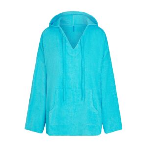 terry cover ups oversized hoodie