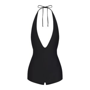 signature swim plunge shortie one piece