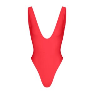iconic swim plunge one piece