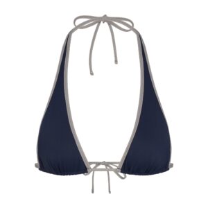 signature swim halter plunge bikini top