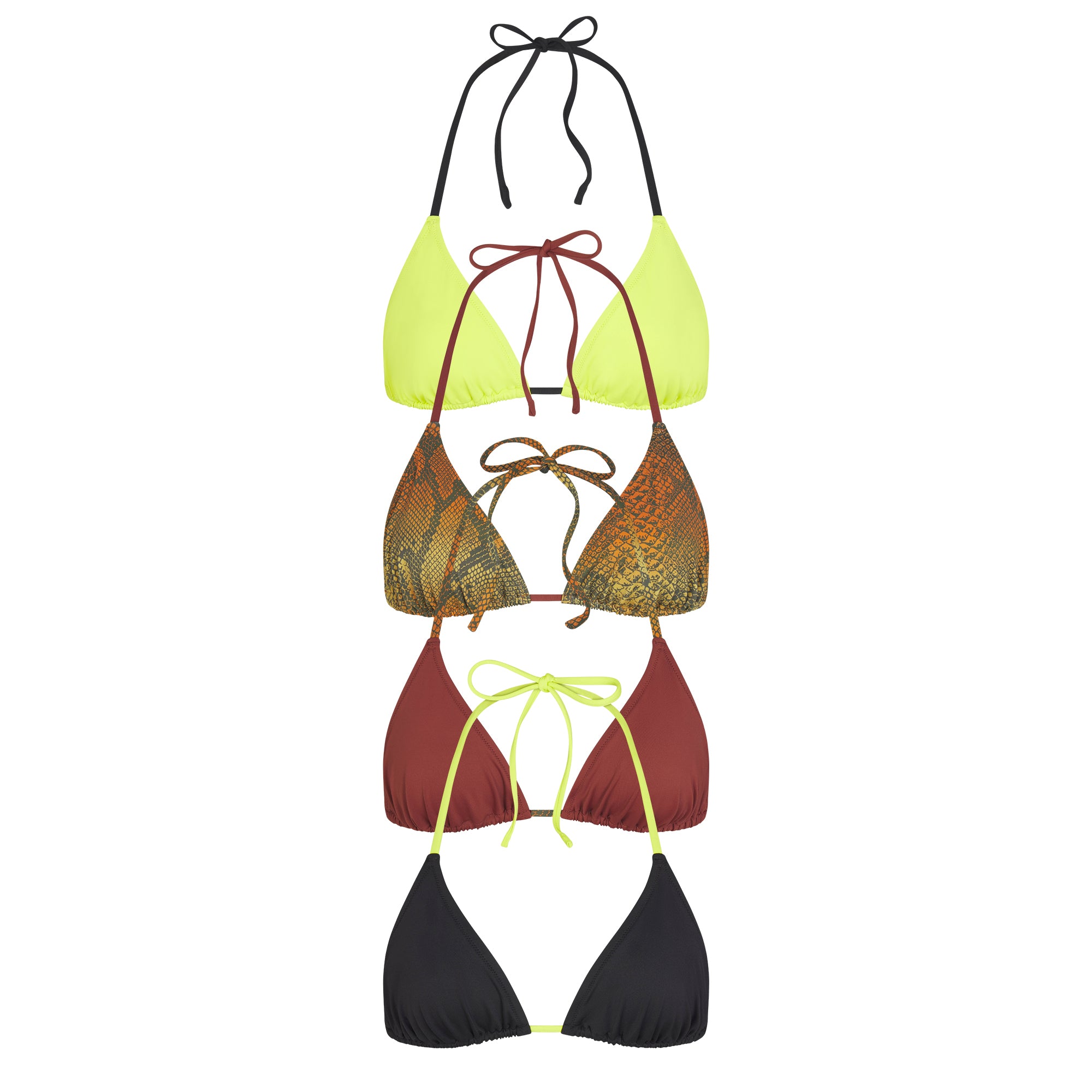 signature swim triangle bikini top 4 pack signature swim triangle bikini top 4 pack