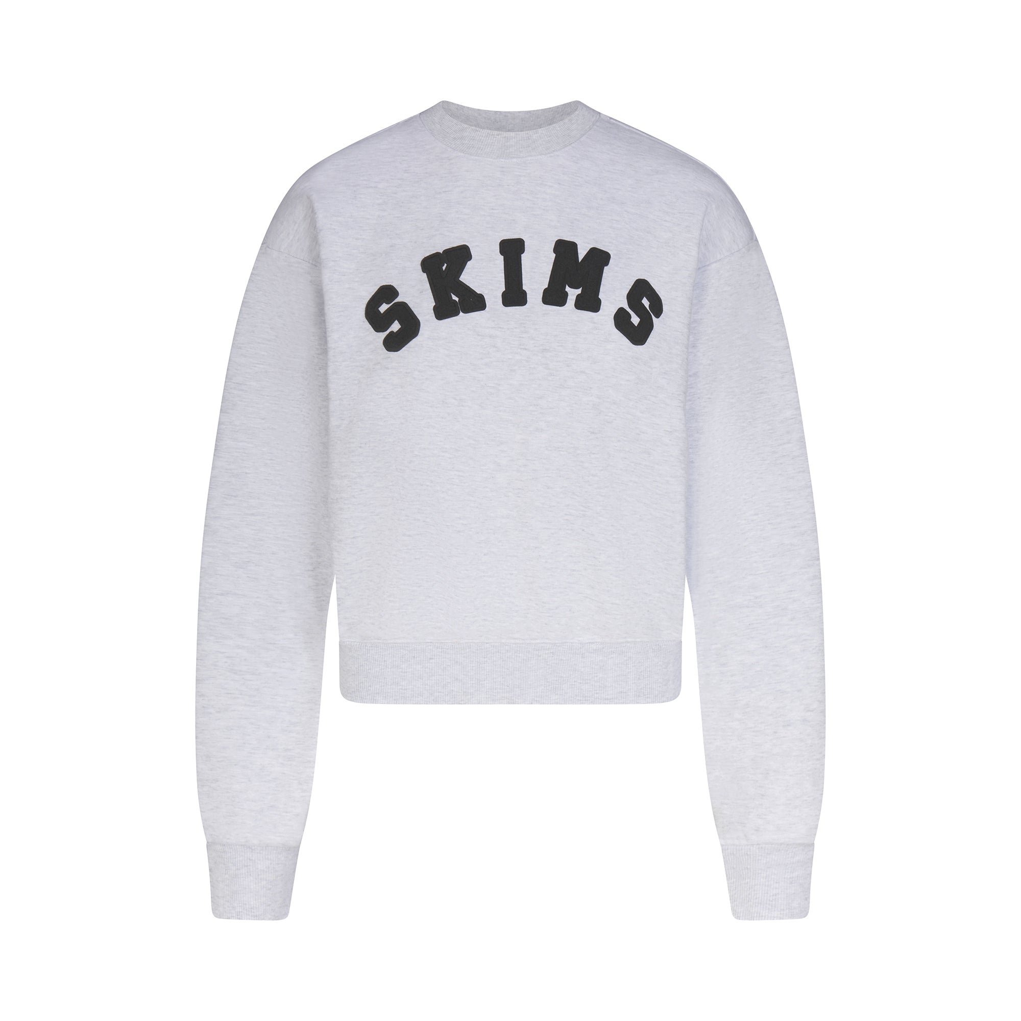 cotton fleece logo classic crewneck cotton fleece logo classic crewneck