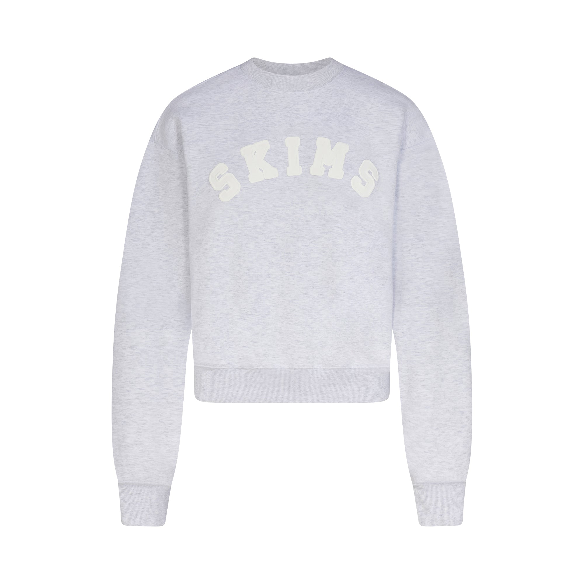 cotton fleece logo classic crewneck cotton fleece logo classic crewneck