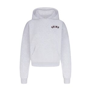cotton fleece logo classic hoodie