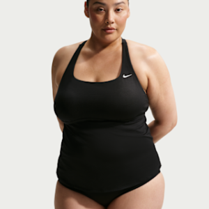 nike swim effortless essential Женские танкини с квадратным вырезом (большие размеры)