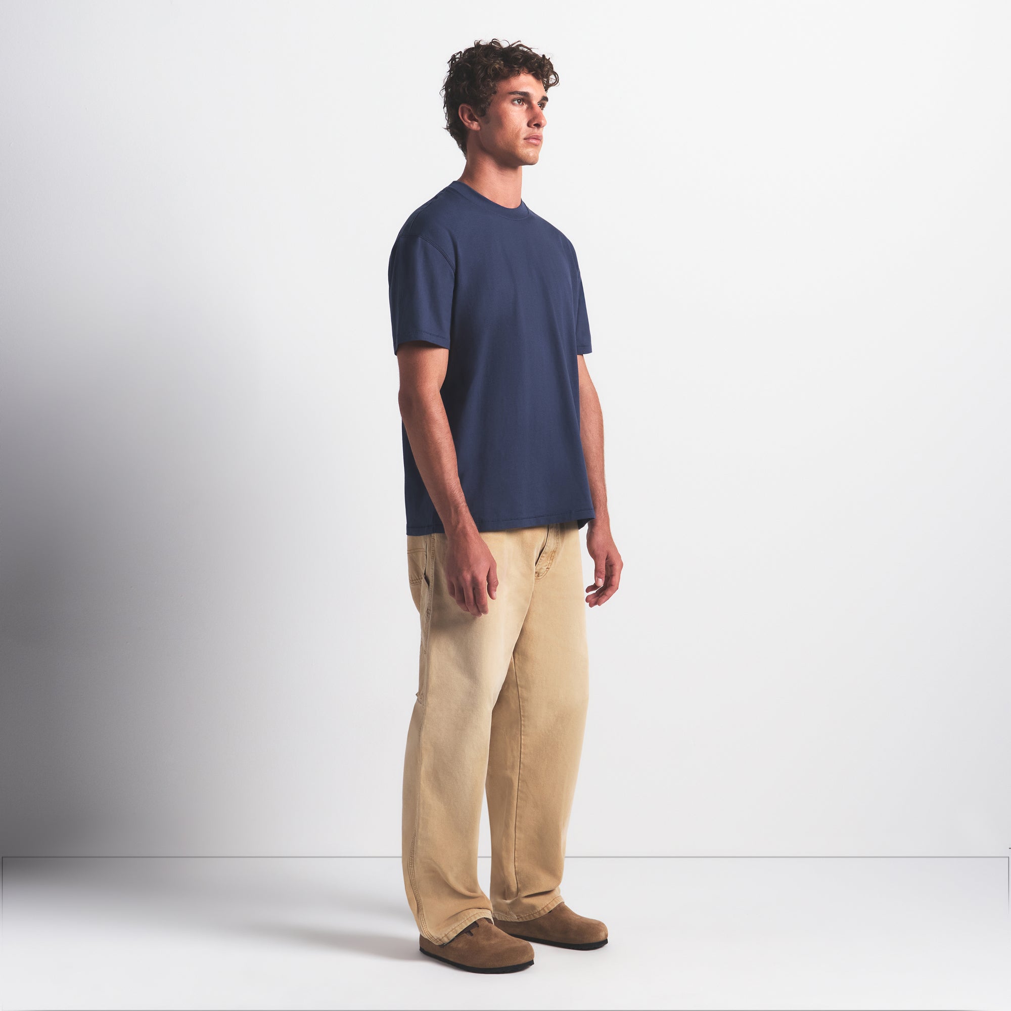 heavyweight cotton mens relaxed t shirt heavyweight cotton mens relaxed t shirt