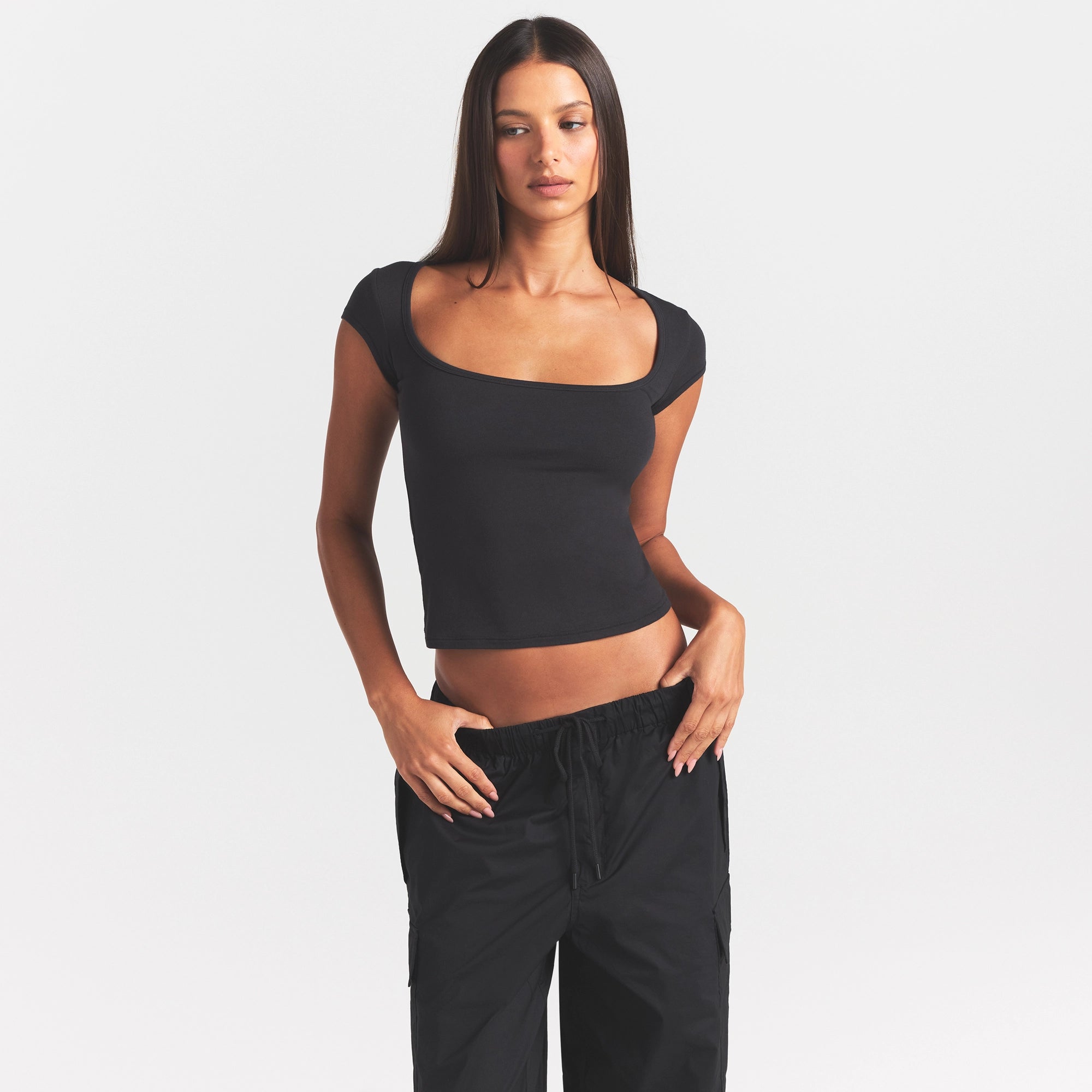 cotton jersey scoop neck t shirt cotton jersey scoop neck t shirt