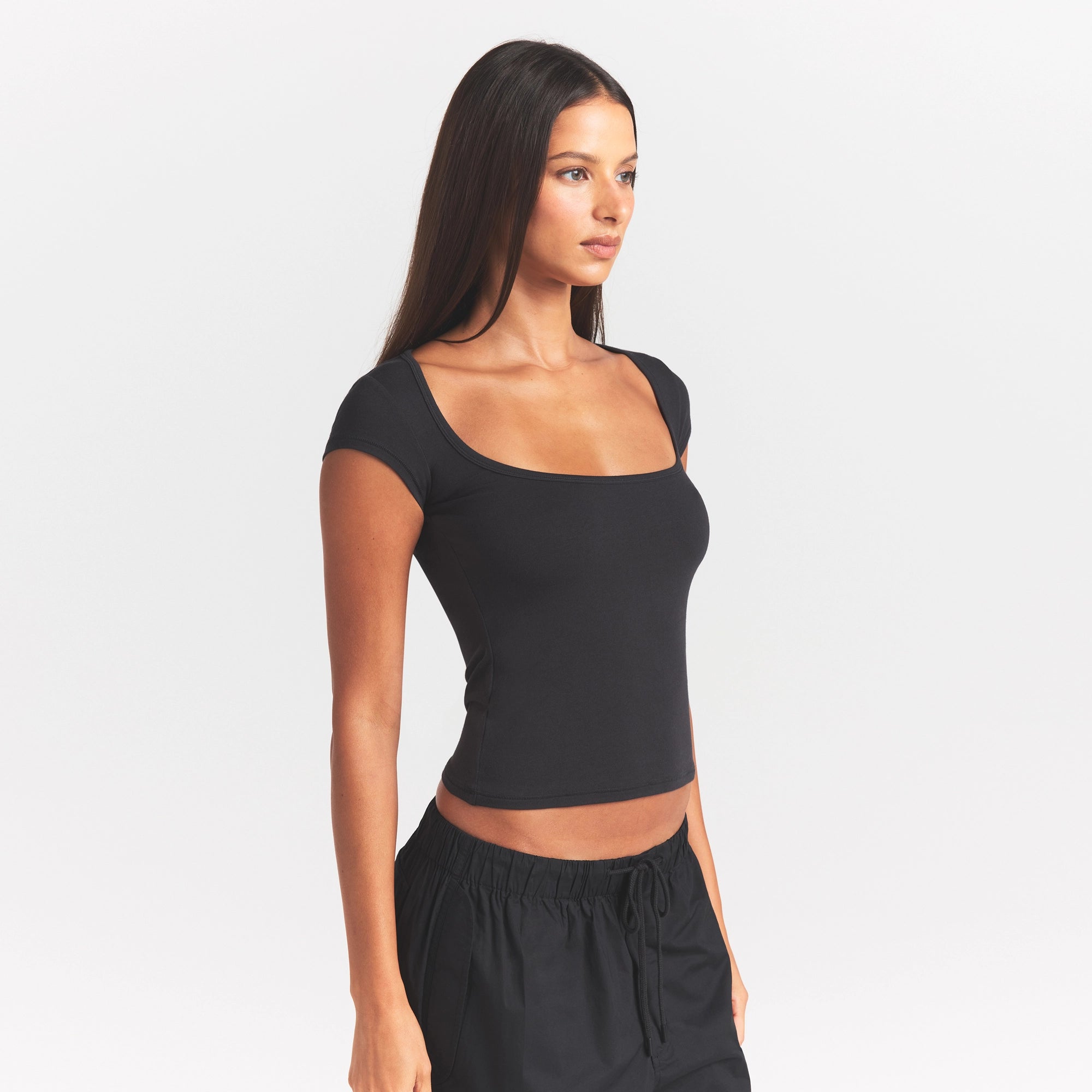 cotton jersey scoop neck t shirt cotton jersey scoop neck t shirt