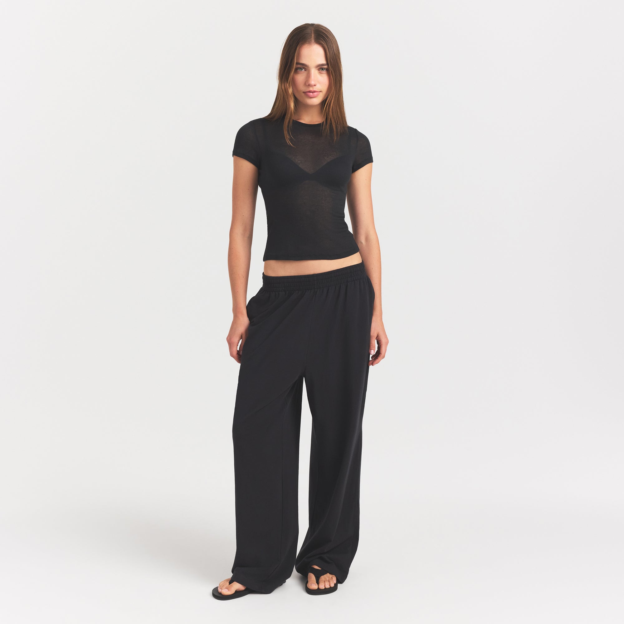 sheer rib t shirt sheer rib t shirt
