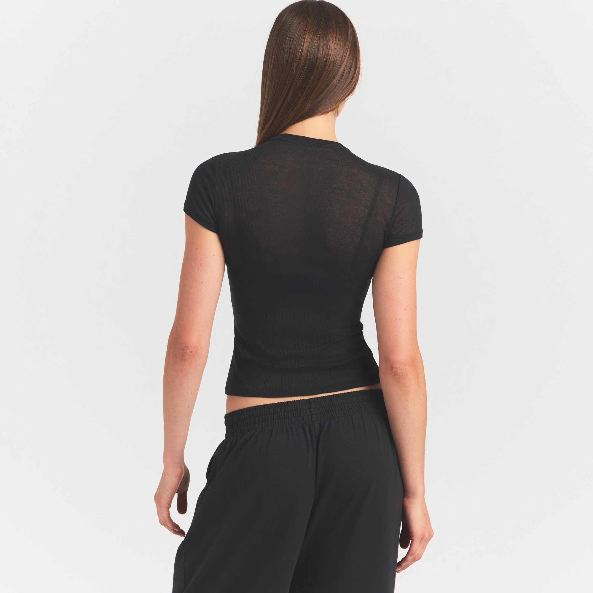 sheer rib t shirt sheer rib t shirt