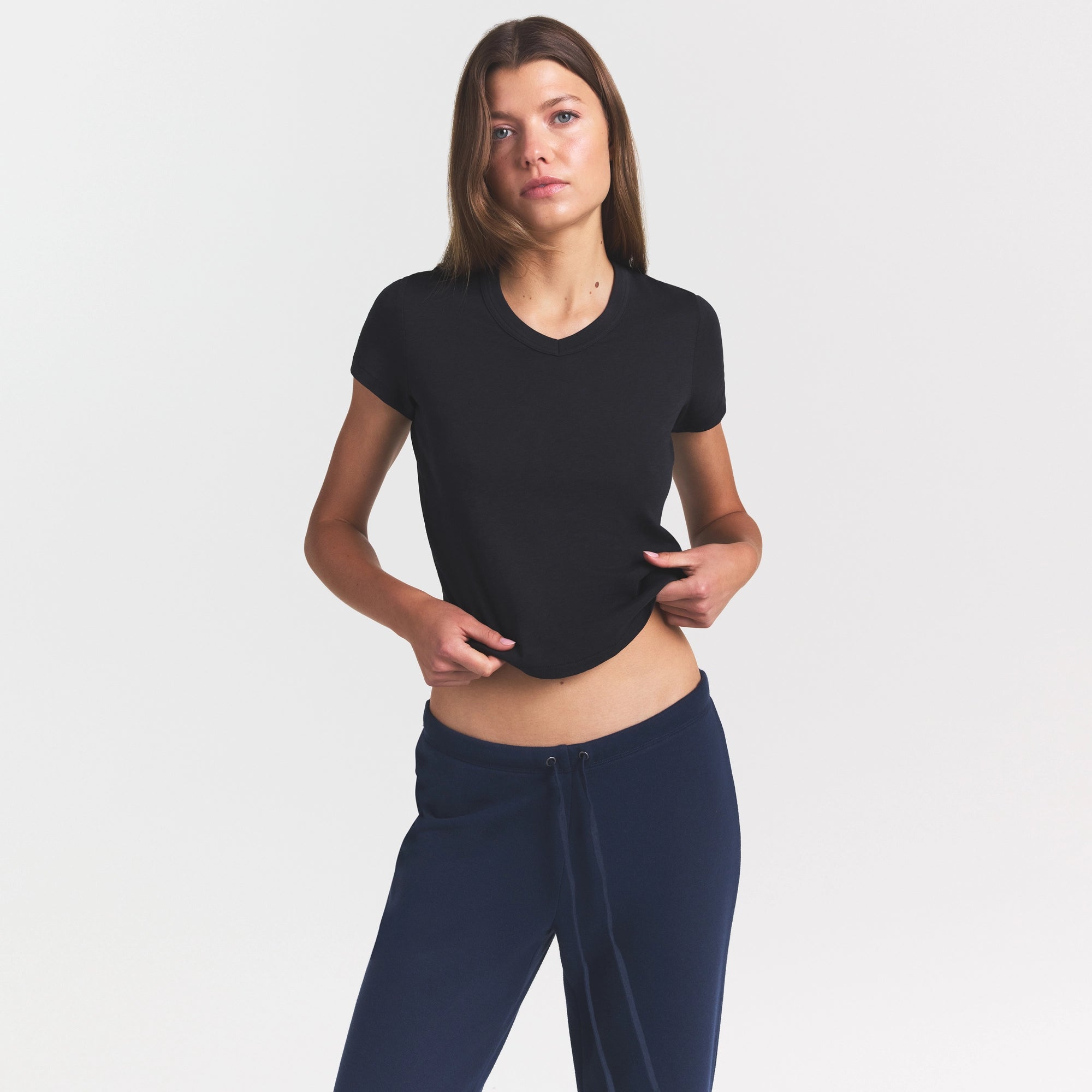 worn in jersey baby v neck tee worn in jersey baby v neck tee