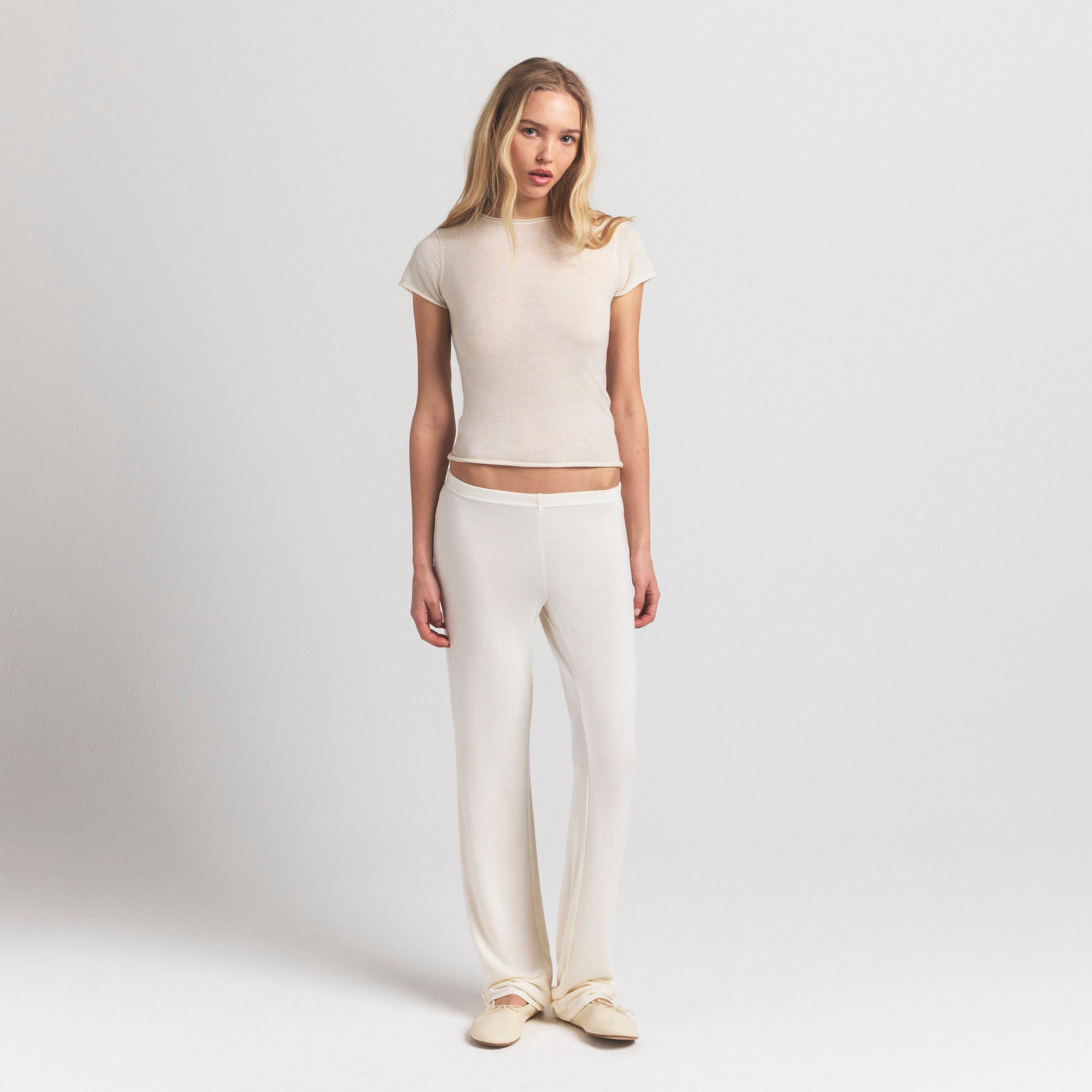 featherweight cashmere tee featherweight cashmere tee