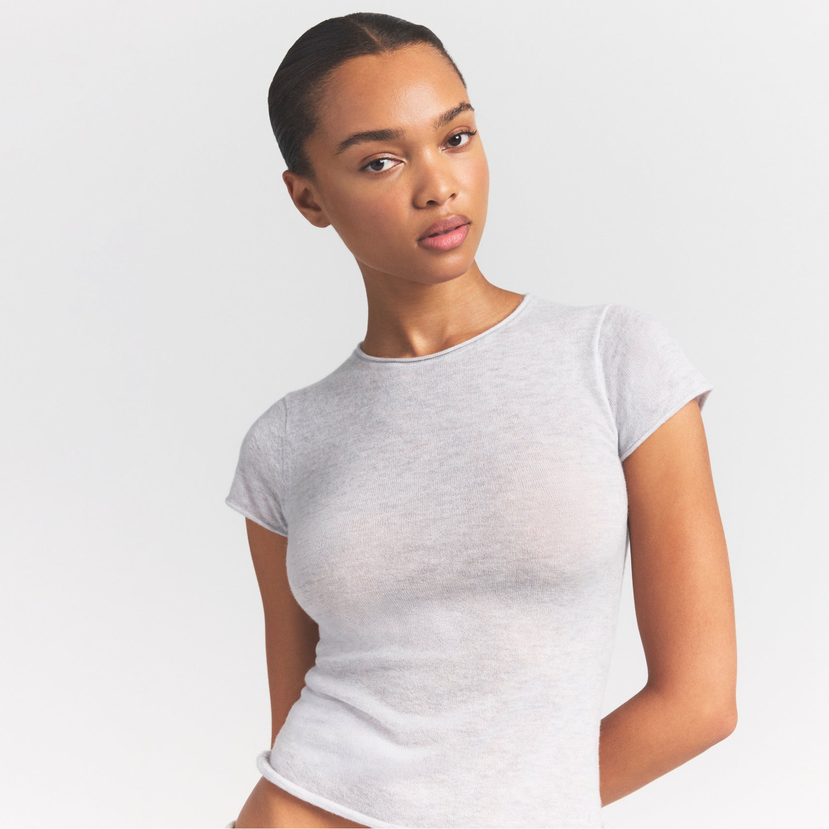 featherweight cashmere tee featherweight cashmere tee