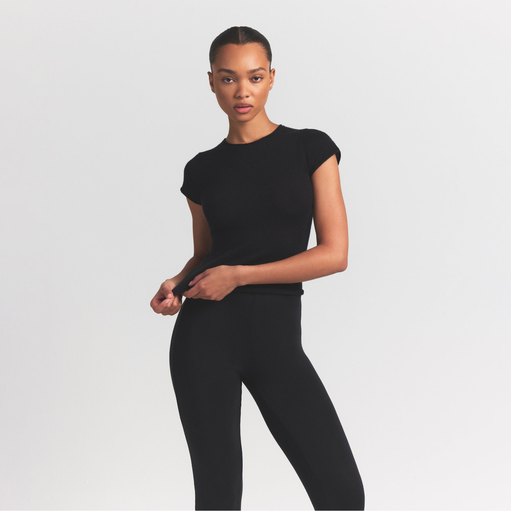 featherweight cashmere tee featherweight cashmere tee