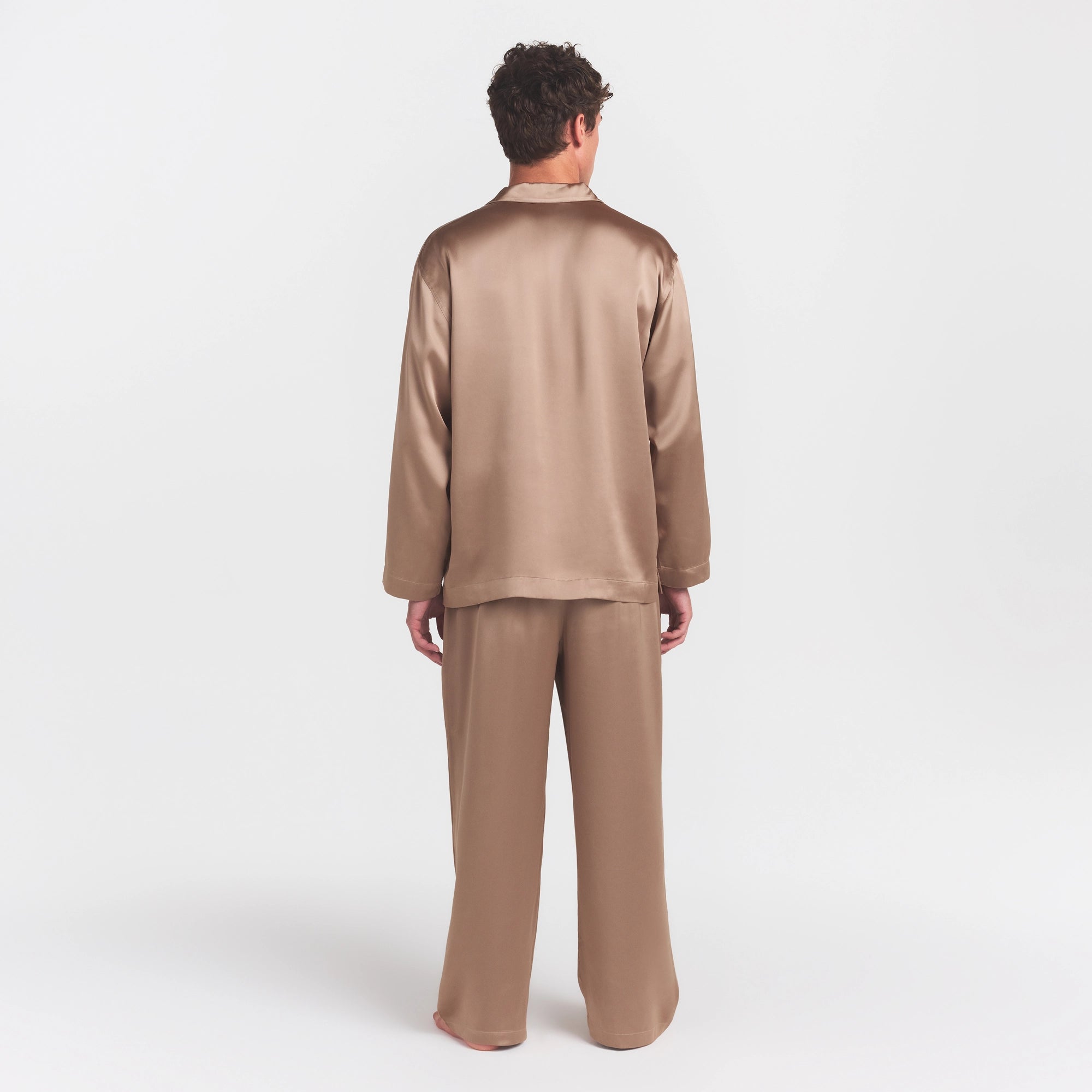 sateen sleep mens long sleep set sateen sleep mens long sleep set