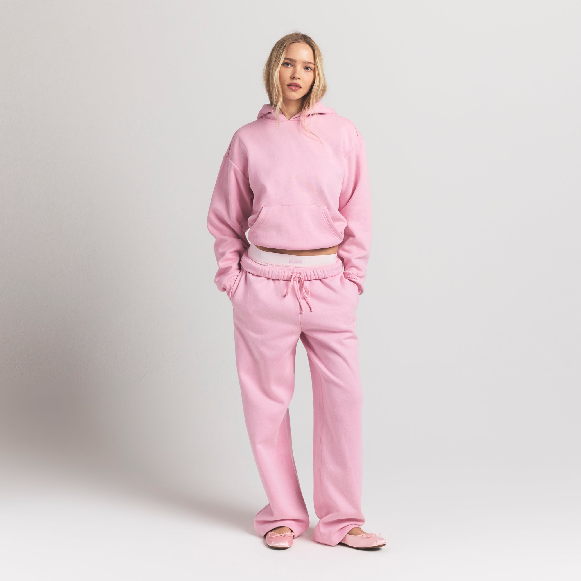 cotton fleece classic straight leg pant cotton fleece classic straight leg pant