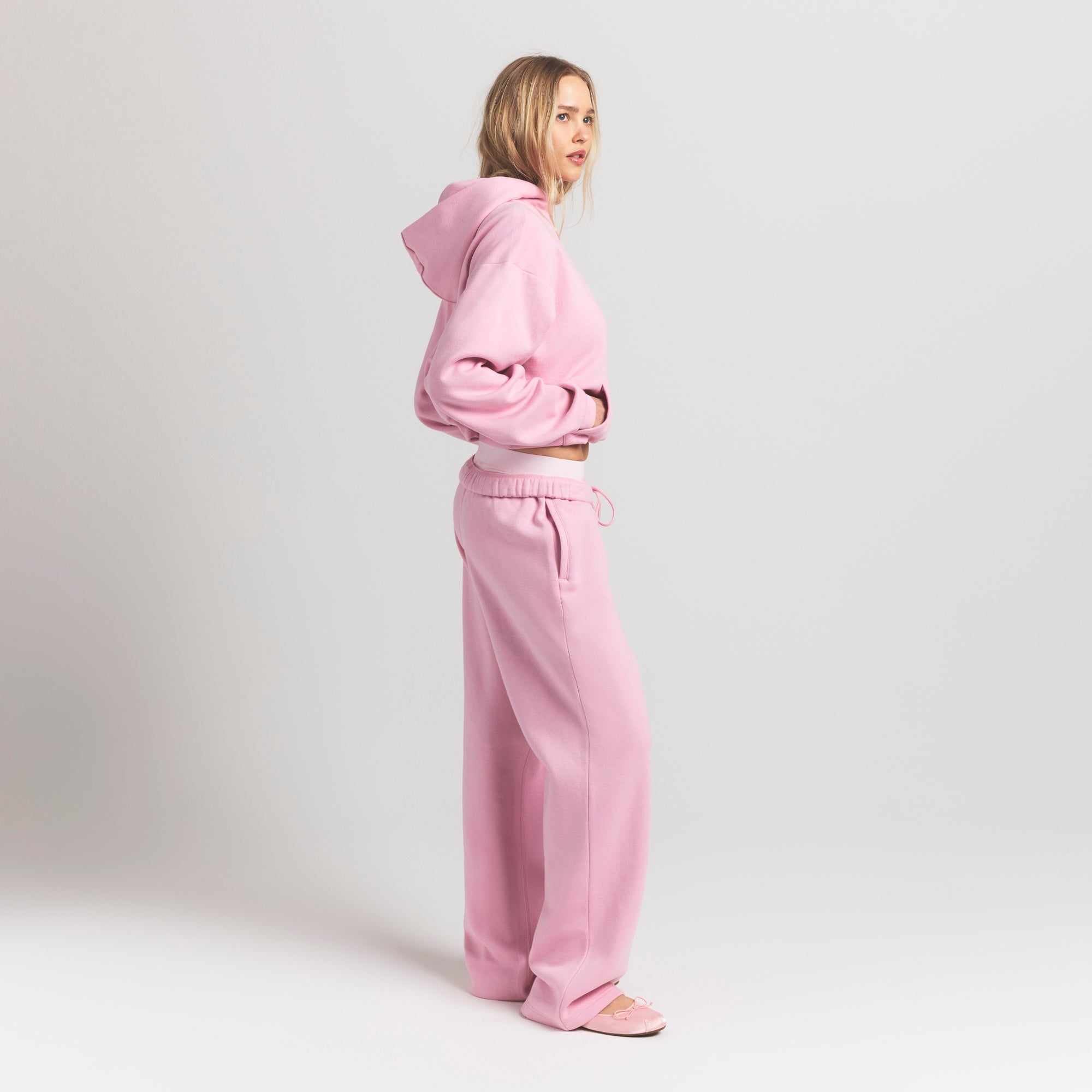 cotton fleece classic straight leg pant cotton fleece classic straight leg pant