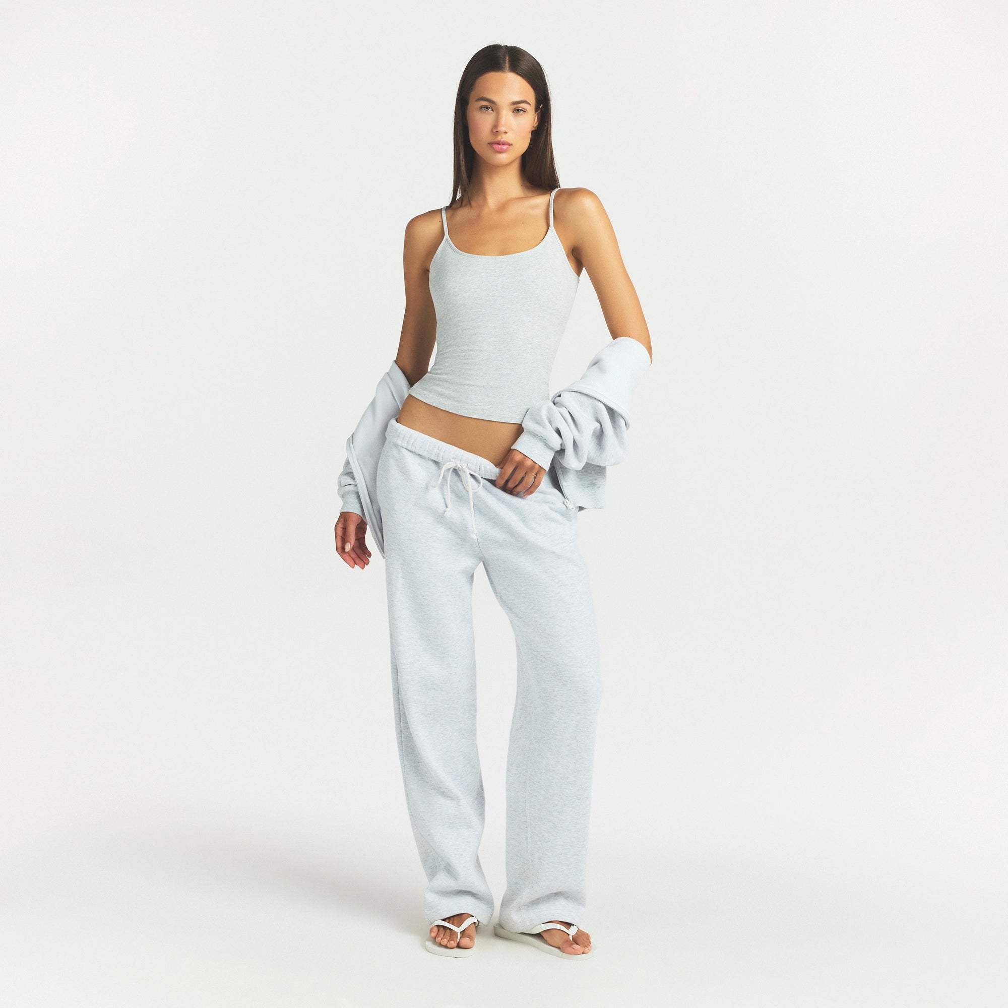 cotton fleece classic straight leg pant cotton fleece classic straight leg pant