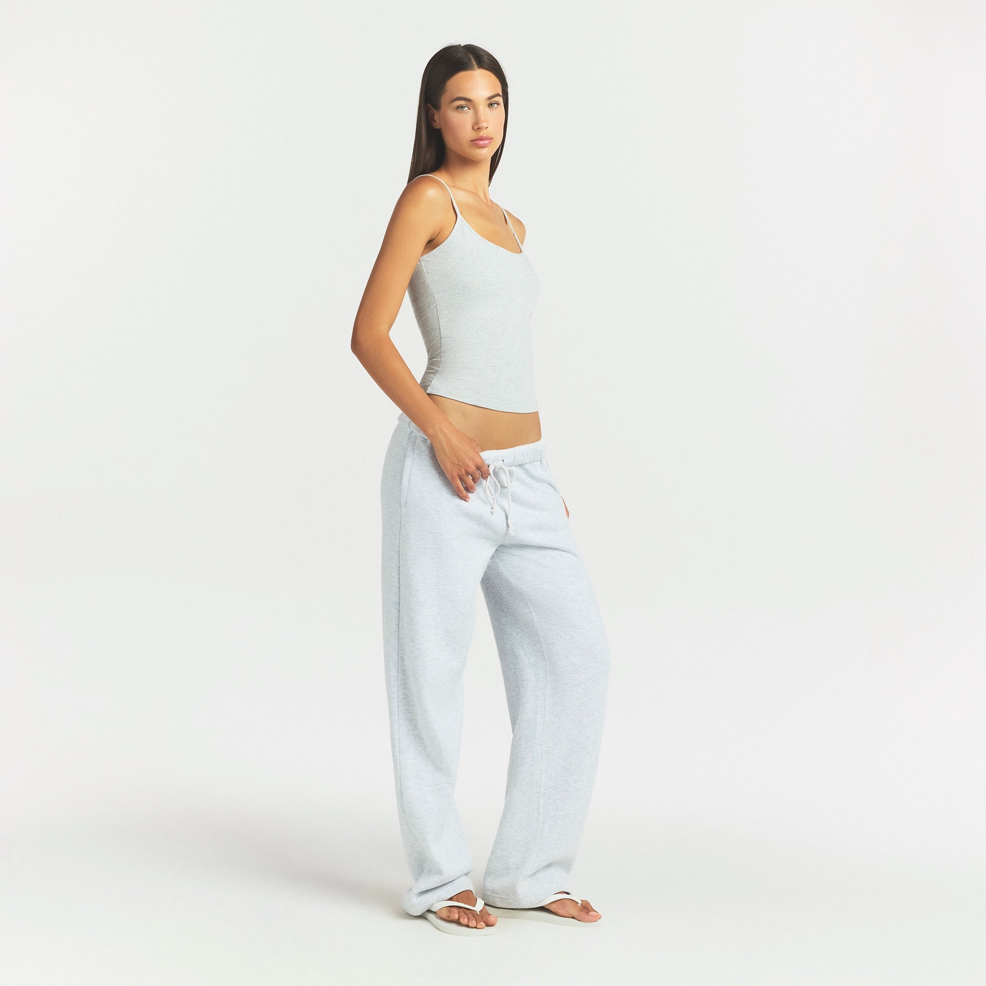 cotton fleece classic straight leg pant cotton fleece classic straight leg pant