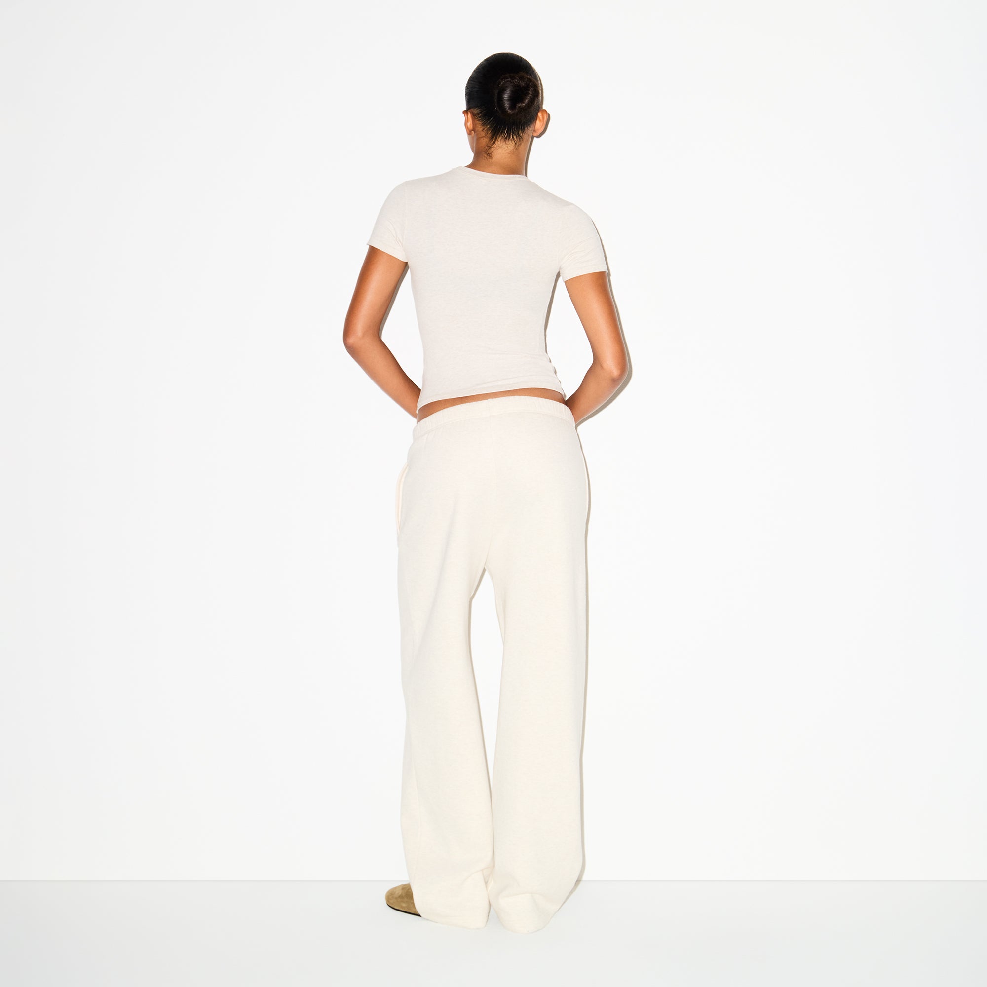 cotton fleece classic straight leg pant cotton fleece classic straight leg pant