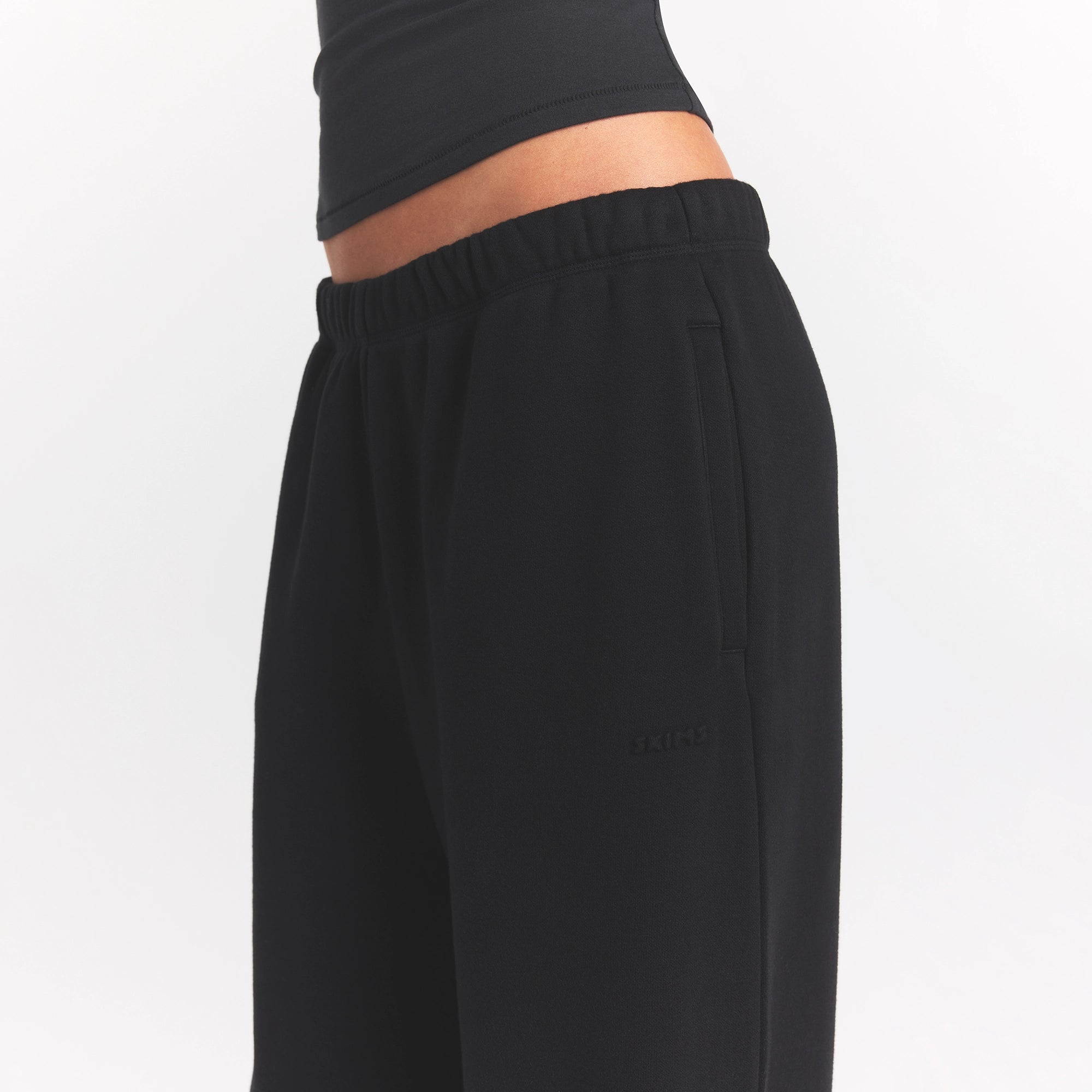 cotton fleece classic straight leg pant cotton fleece classic straight leg pant