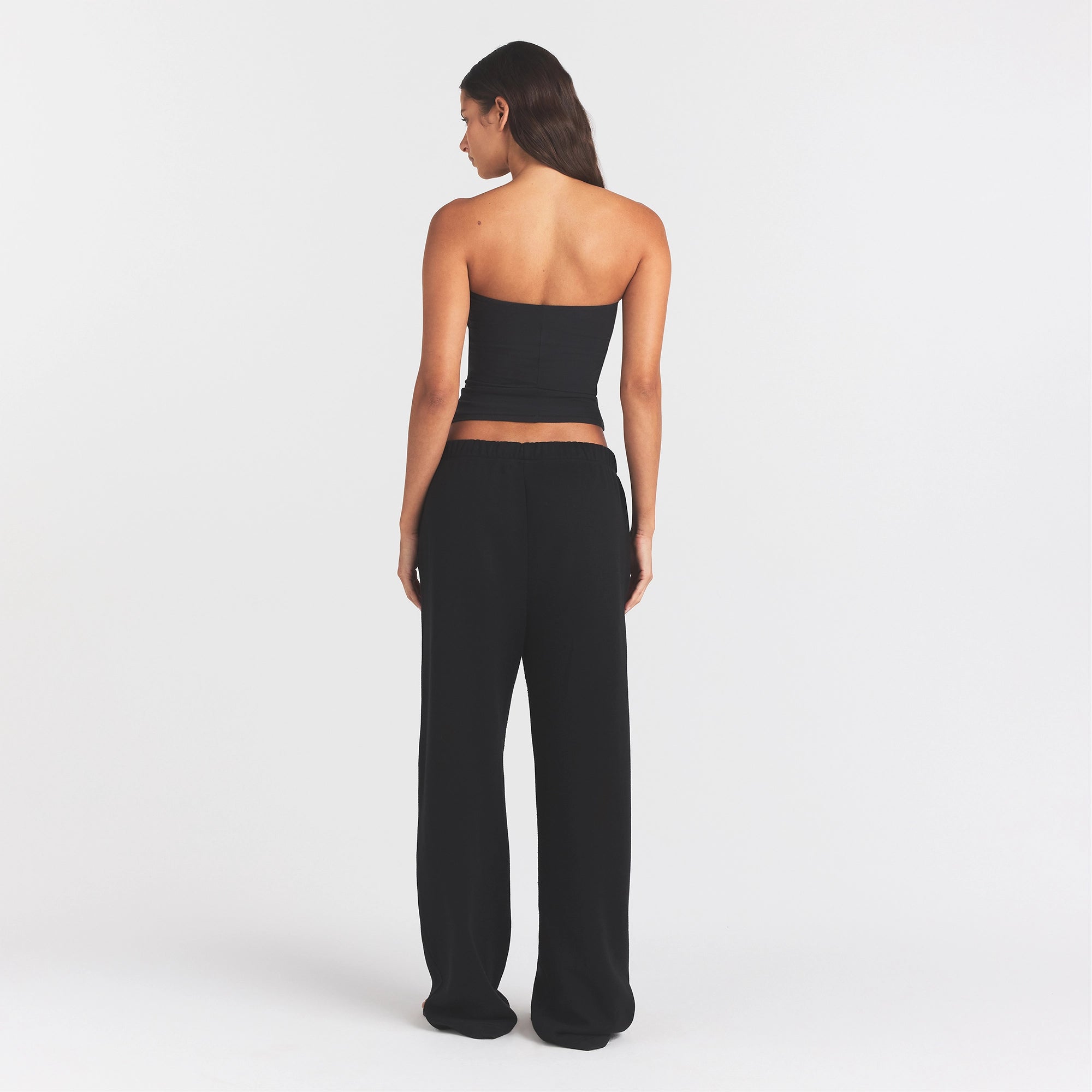 cotton fleece classic straight leg pant cotton fleece classic straight leg pant