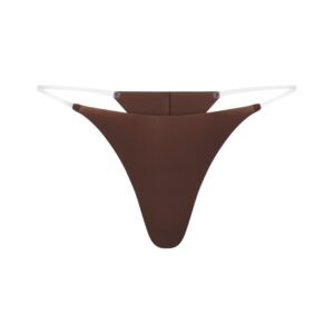 invisible clear strap string thong