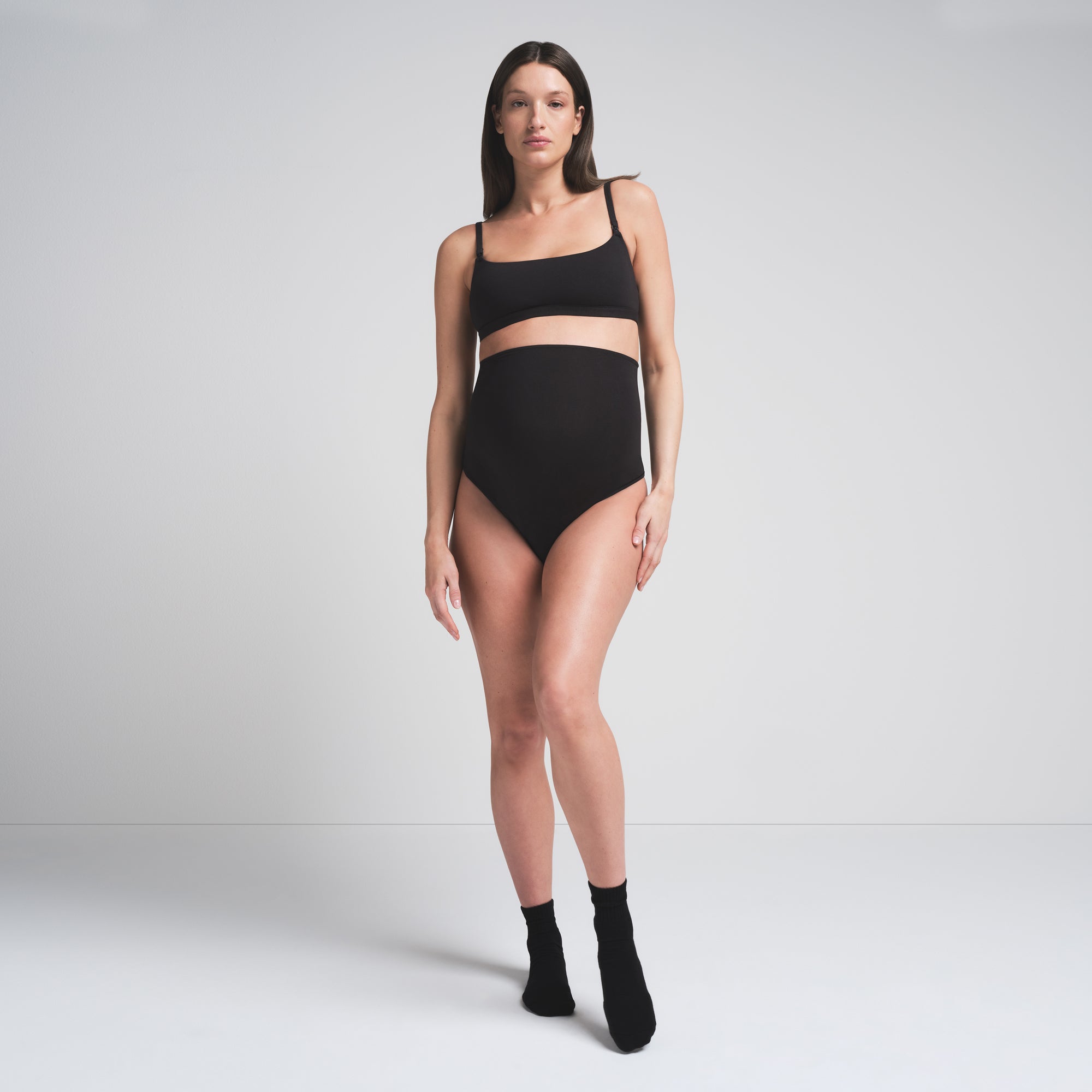 cotton jersey maternity high waisted thong cotton jersey maternity high waisted thong