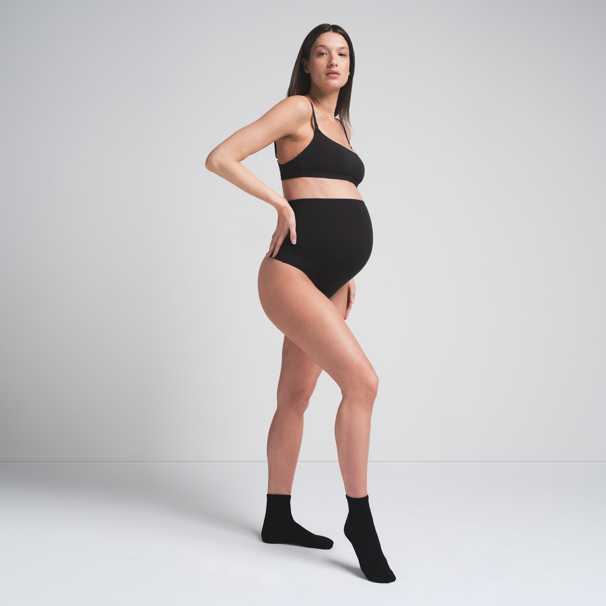 cotton jersey maternity high waisted thong cotton jersey maternity high waisted thong