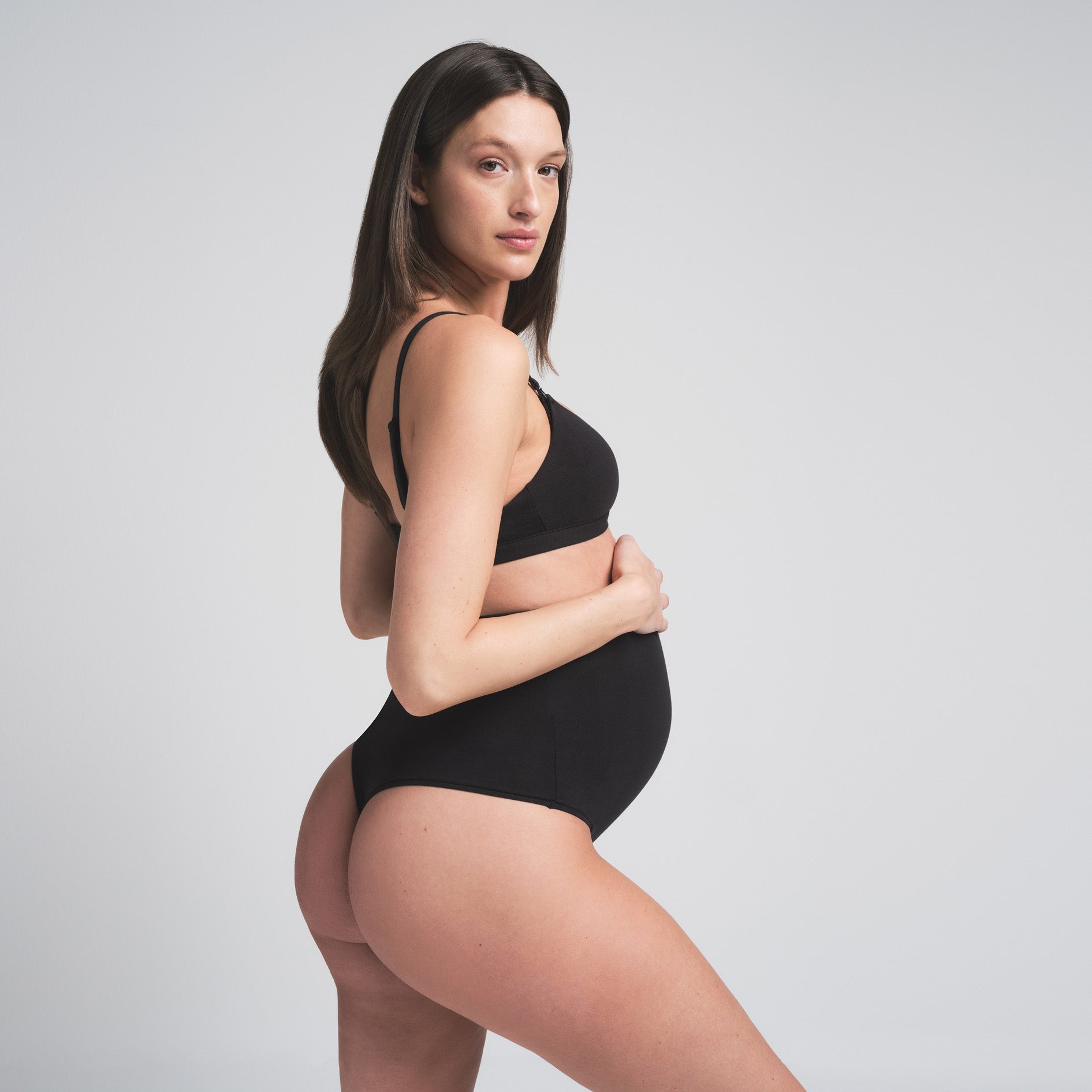 cotton jersey maternity high waisted thong cotton jersey maternity high waisted thong