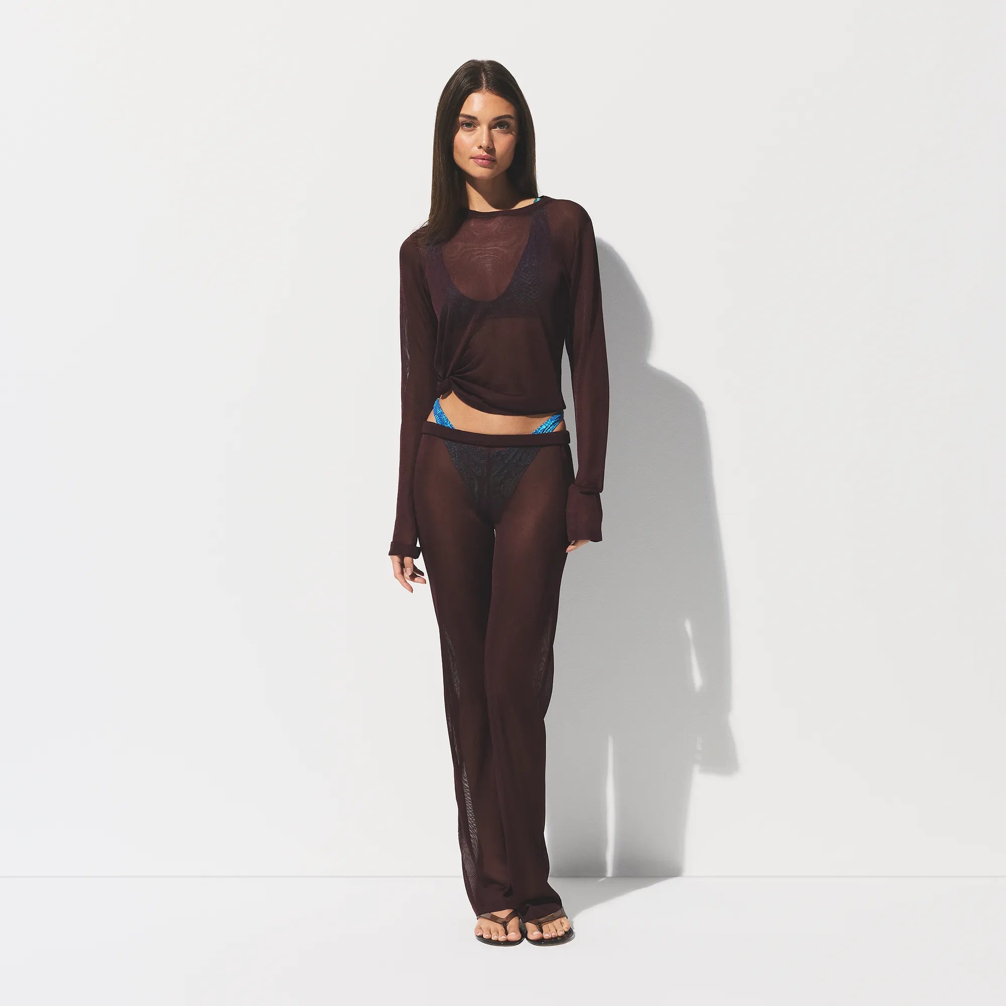 slinky knit crew neck long sleeve top slinky knit crew neck long sleeve top