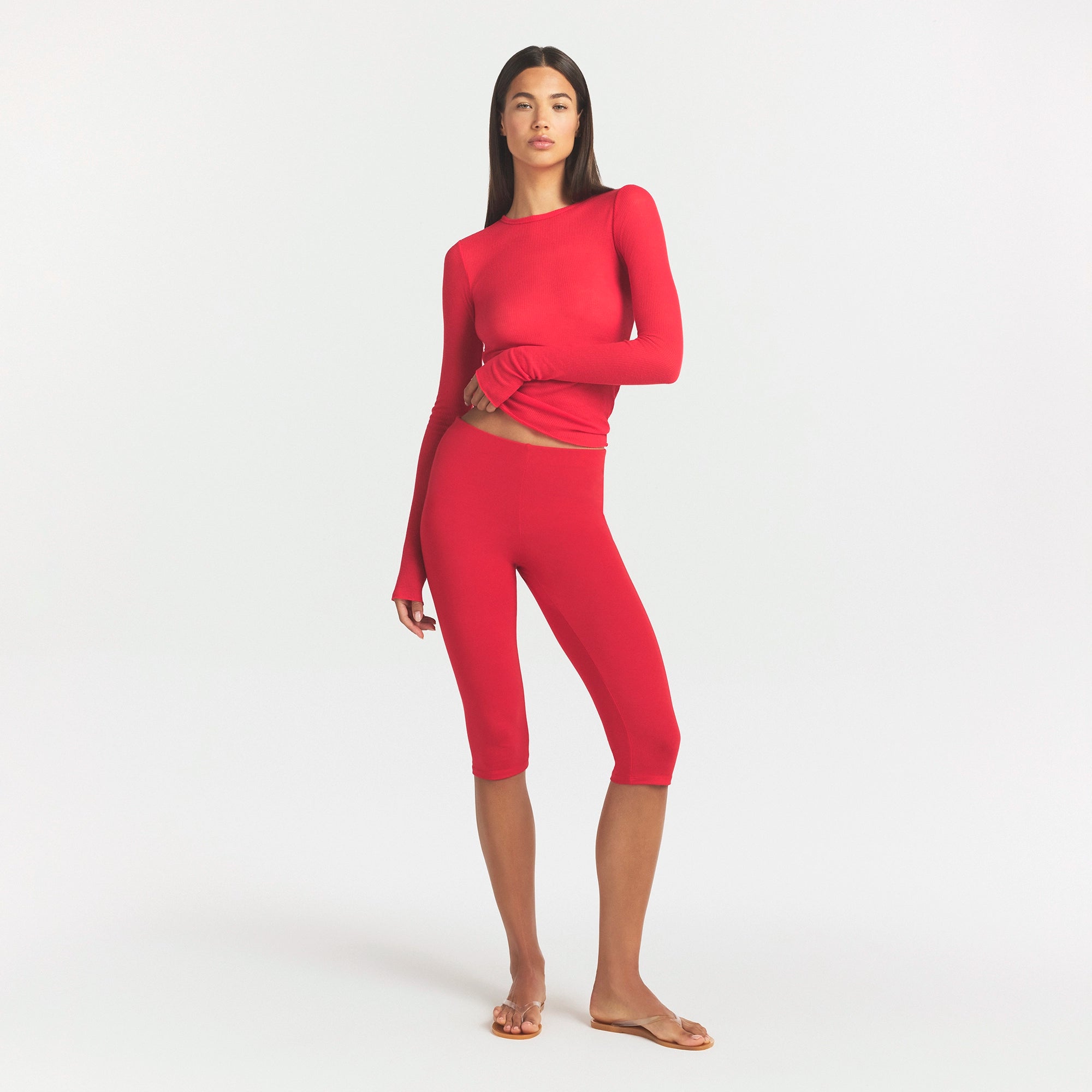 sheer rib long sleeve top sheer rib long sleeve top