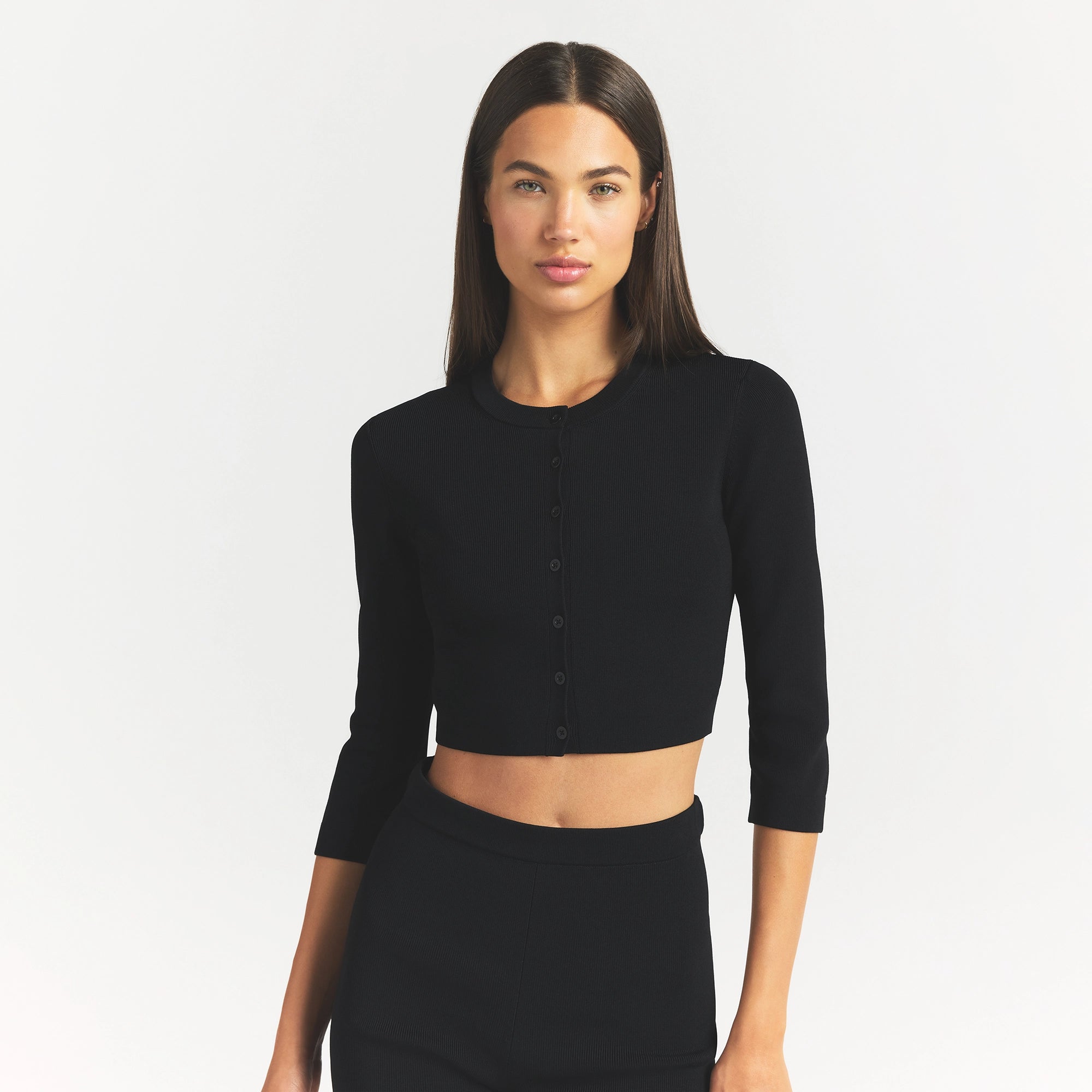 refined knit cropped cardigan refined knit cropped cardigan
