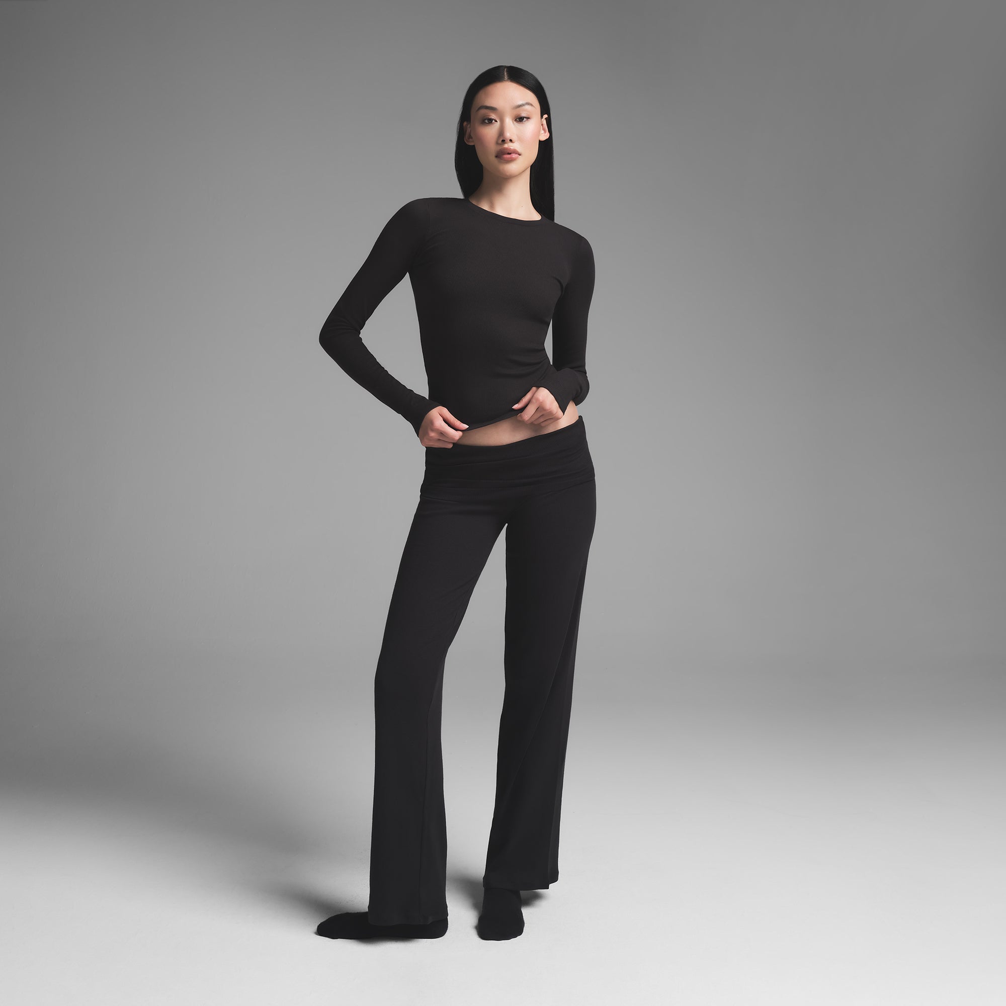 cotton rib long sleeve t shirt cotton rib long sleeve t shirt