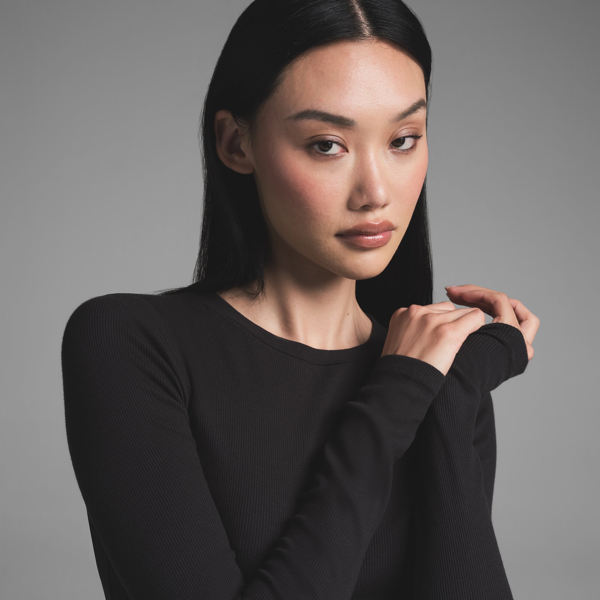cotton rib long sleeve t shirt cotton rib long sleeve t shirt