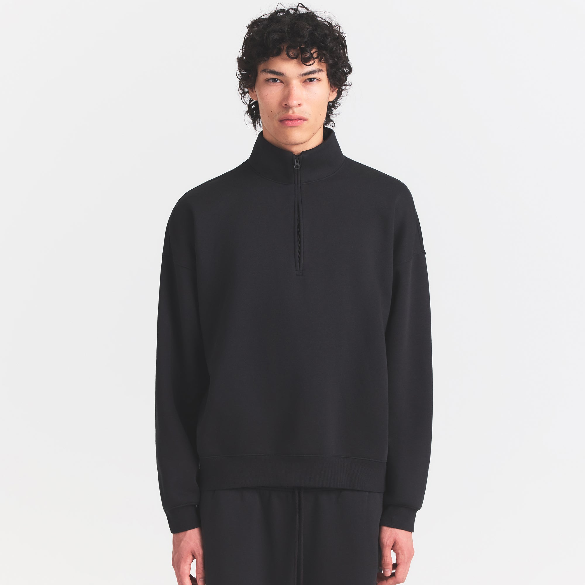 fleece lounge mens relaxed quarter zip fleece lounge mens relaxed quarter zip