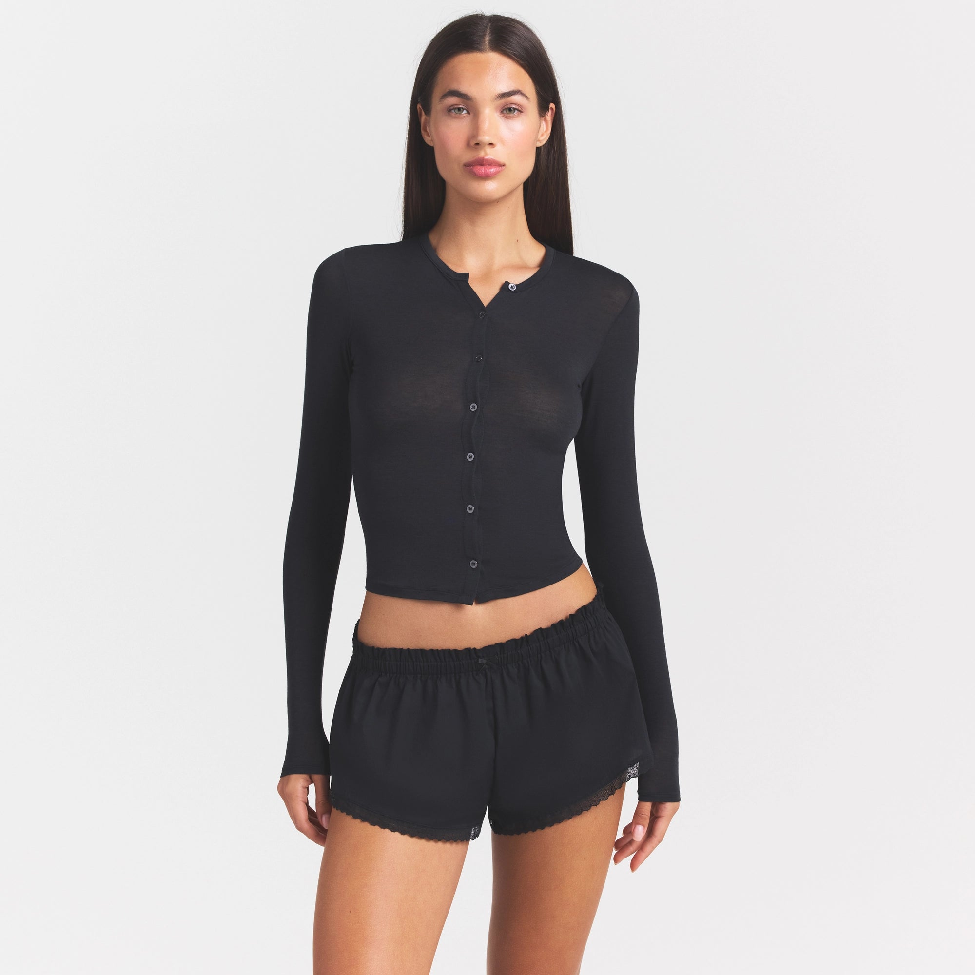 sheer modal cardigan sheer modal cardigan