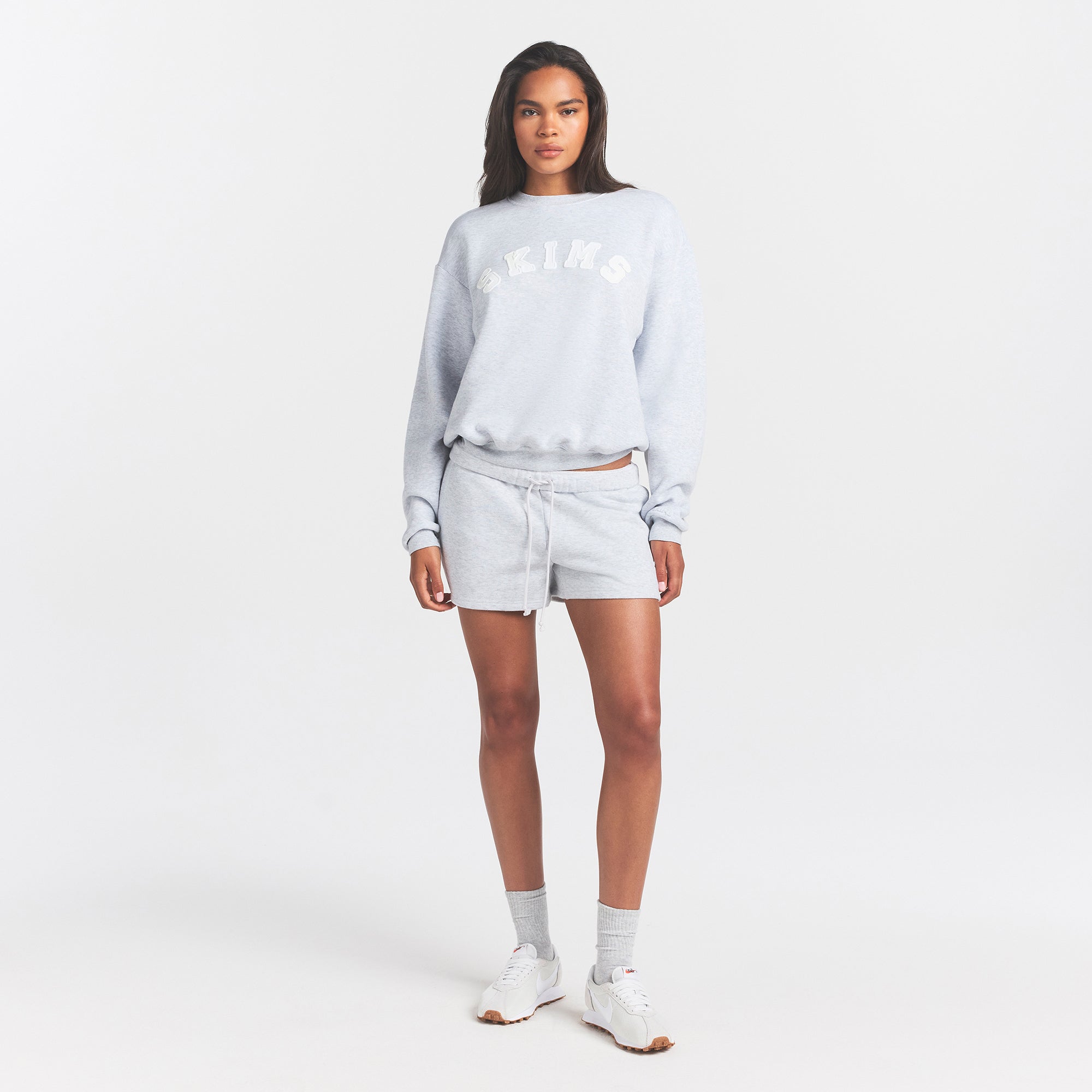 cotton fleece logo classic crewneck cotton fleece logo classic crewneck