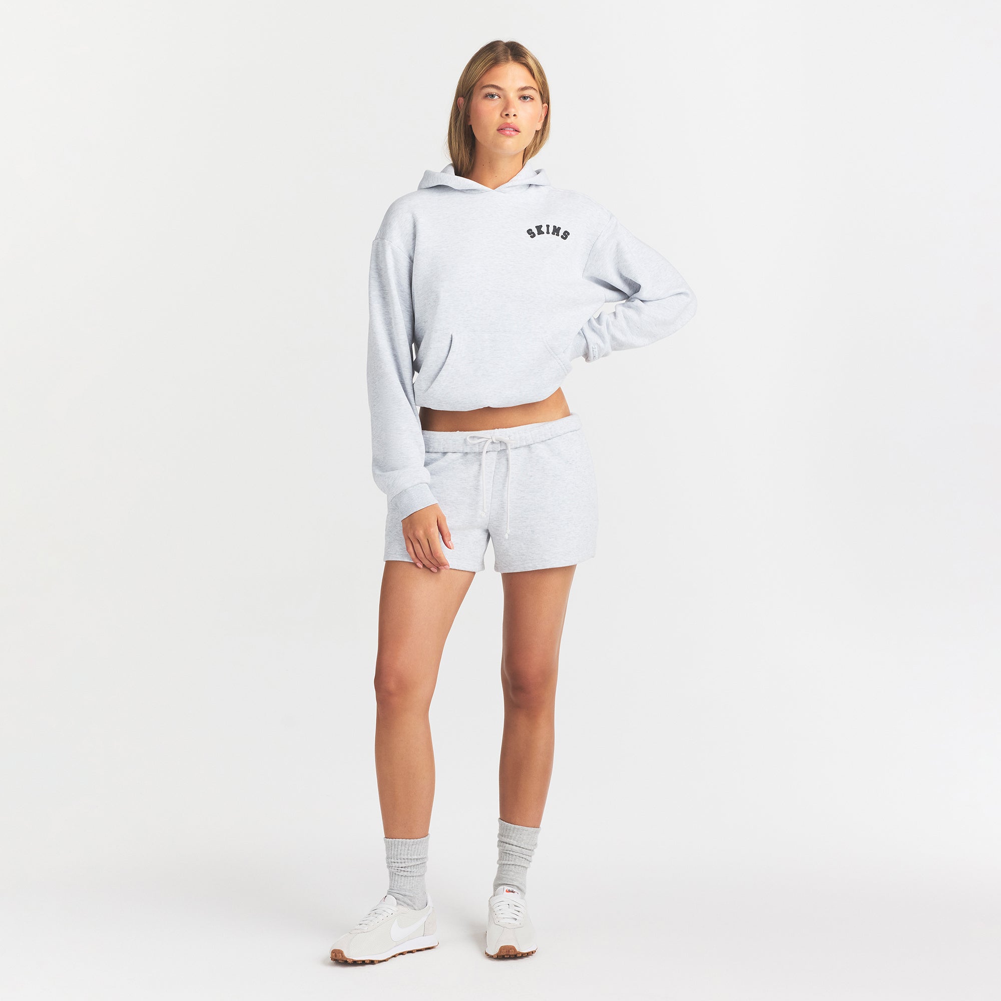 cotton fleece logo classic hoodie cotton fleece logo classic hoodie
