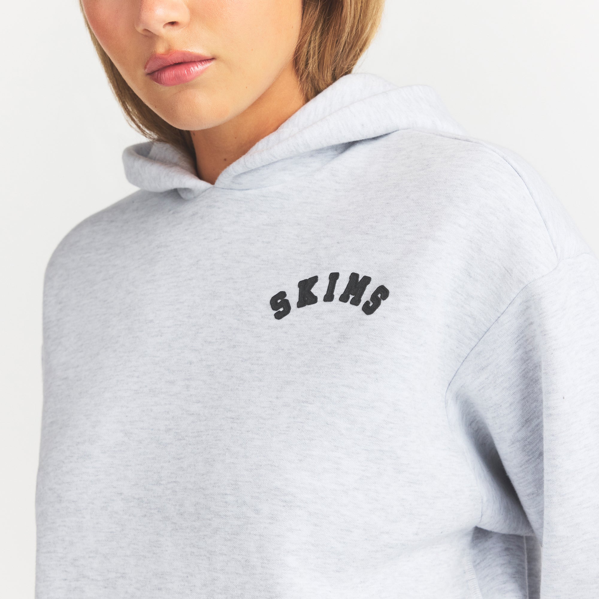 cotton fleece logo classic hoodie cotton fleece logo classic hoodie