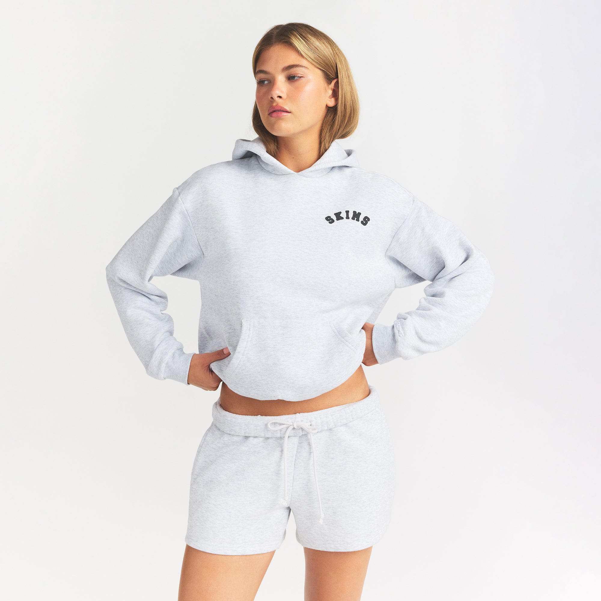 cotton fleece logo classic hoodie cotton fleece logo classic hoodie