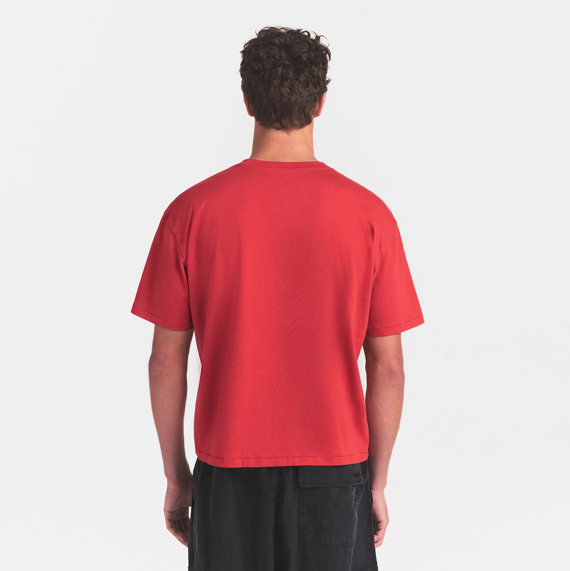 heavyweight cotton mens relaxed cropped crewneck heavyweight cotton mens relaxed cropped crewneck