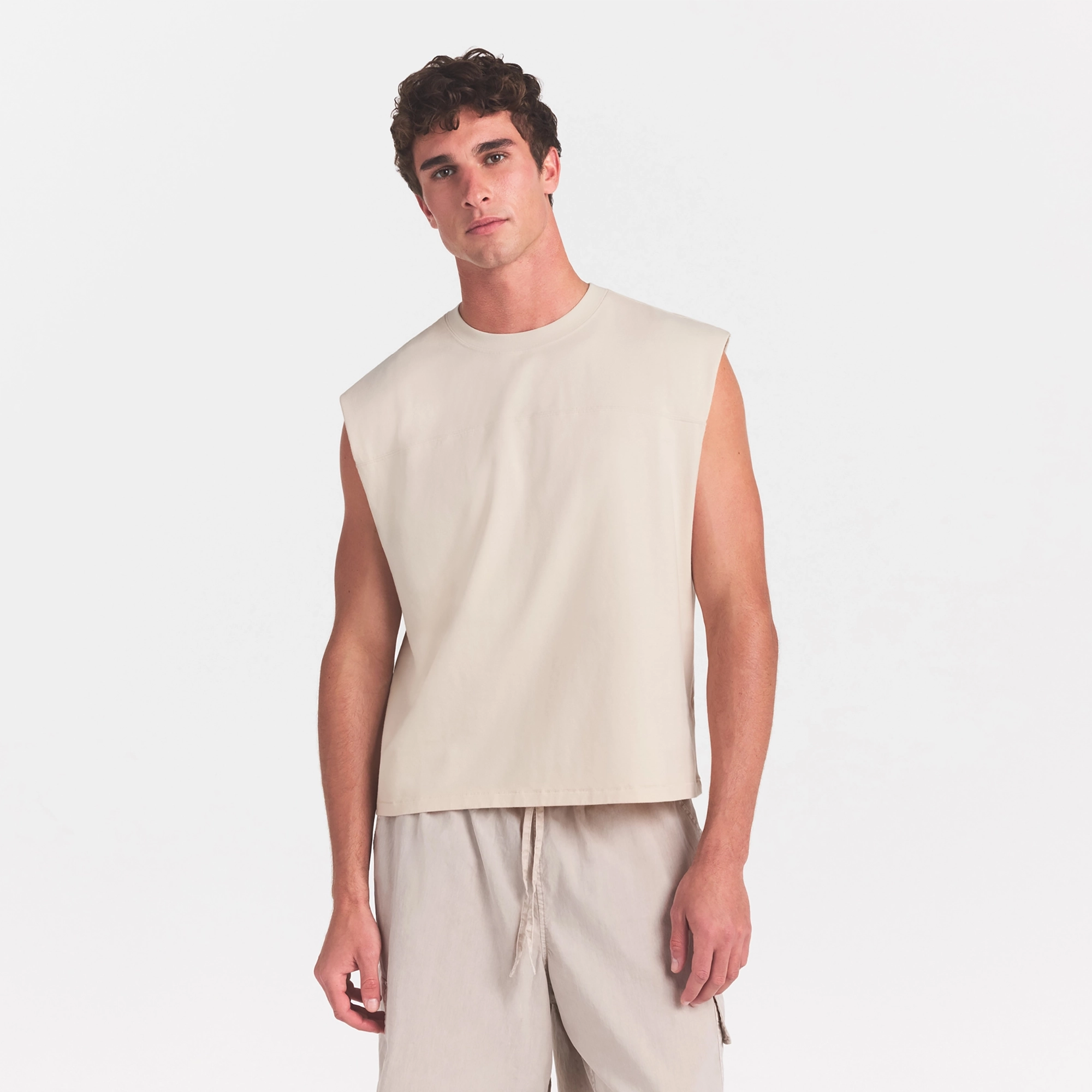 heavyweight cotton mens cropped muscle tank heavyweight cotton mens cropped muscle tank