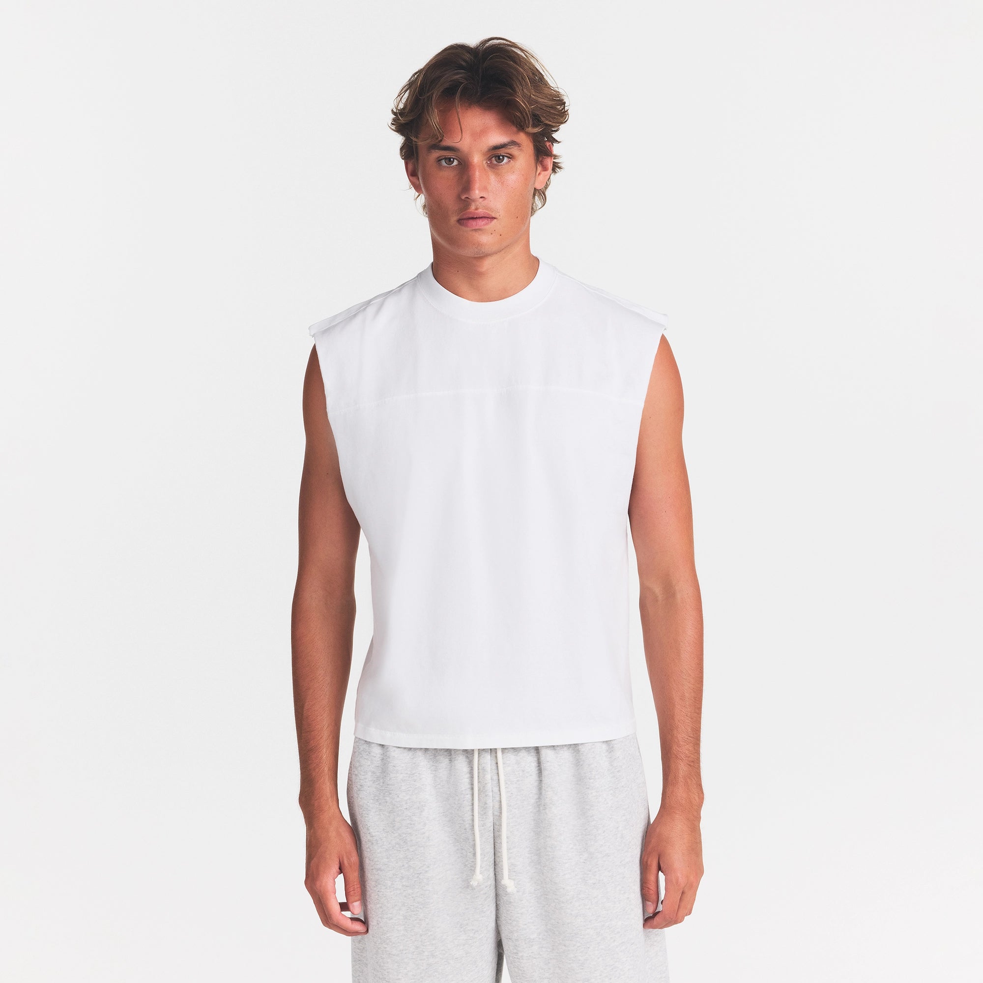 heavyweight cotton mens cropped muscle tank heavyweight cotton mens cropped muscle tank