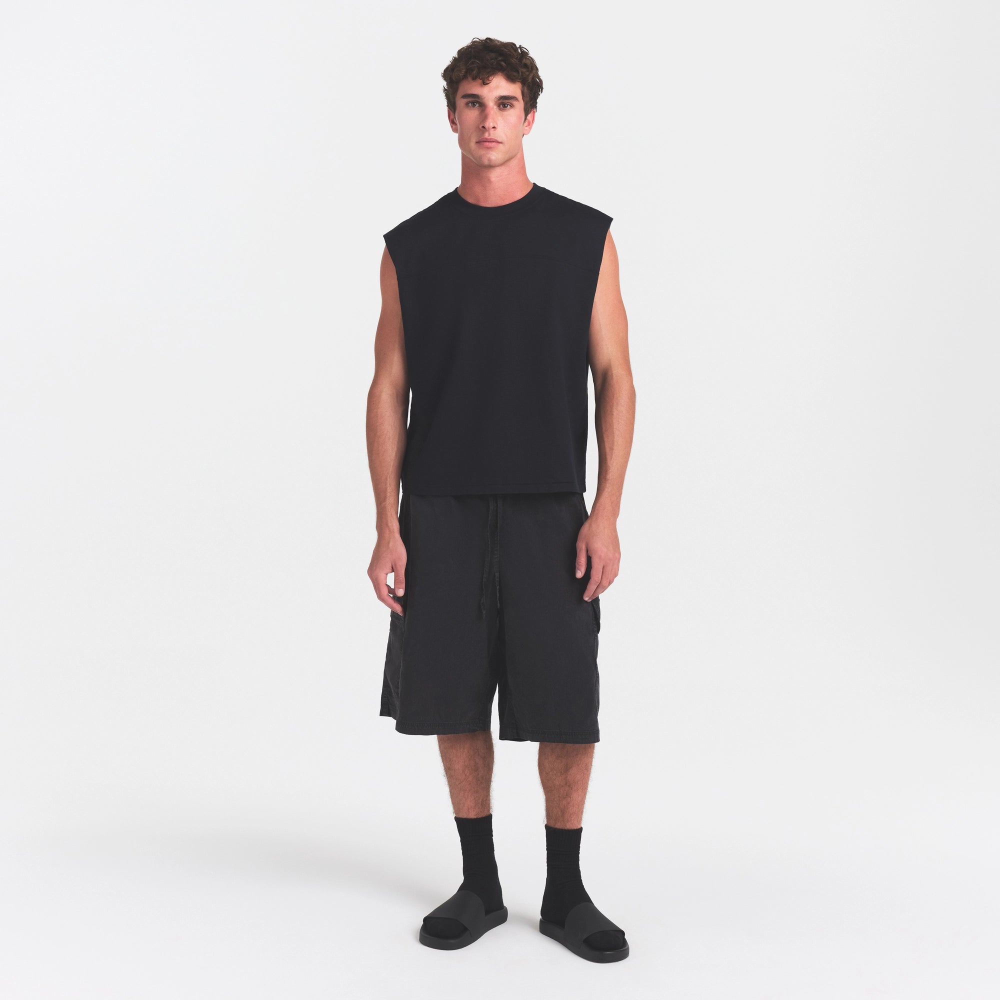 heavyweight cotton mens cropped muscle tank heavyweight cotton mens cropped muscle tank