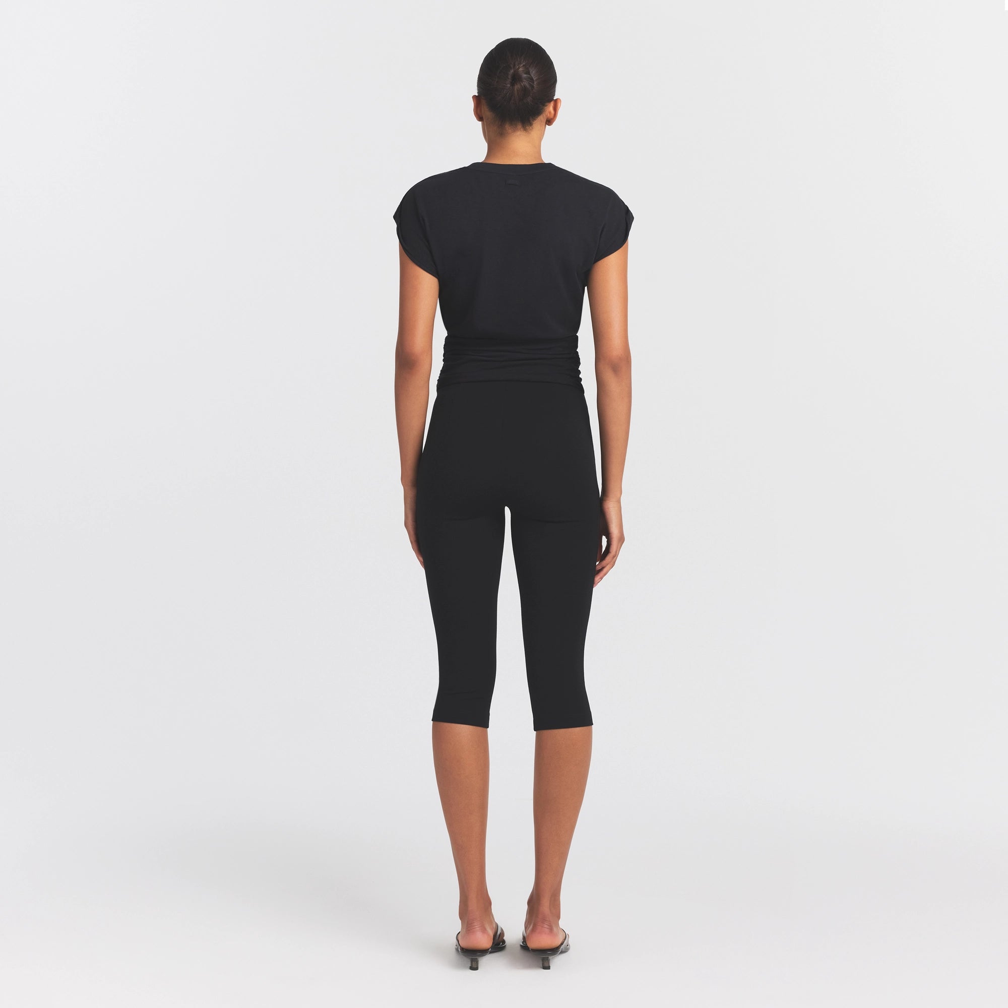 worn in jersey ruched tee worn in jersey ruched tee