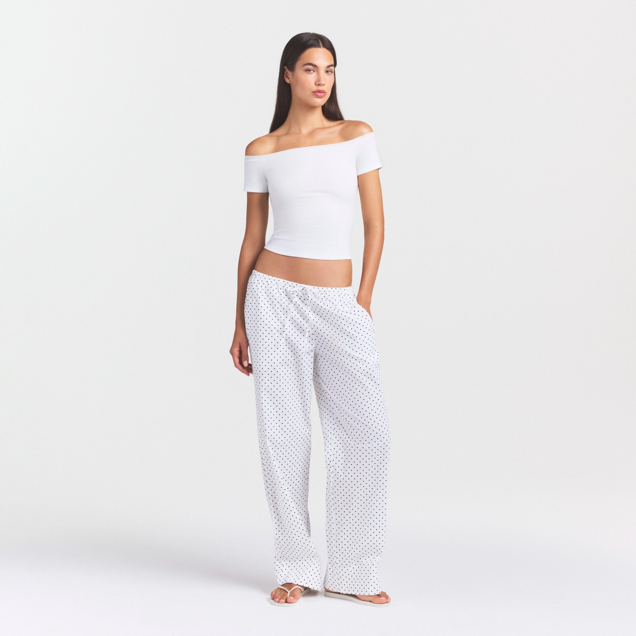 cotton jersey off the shoulder top cotton jersey off the shoulder top