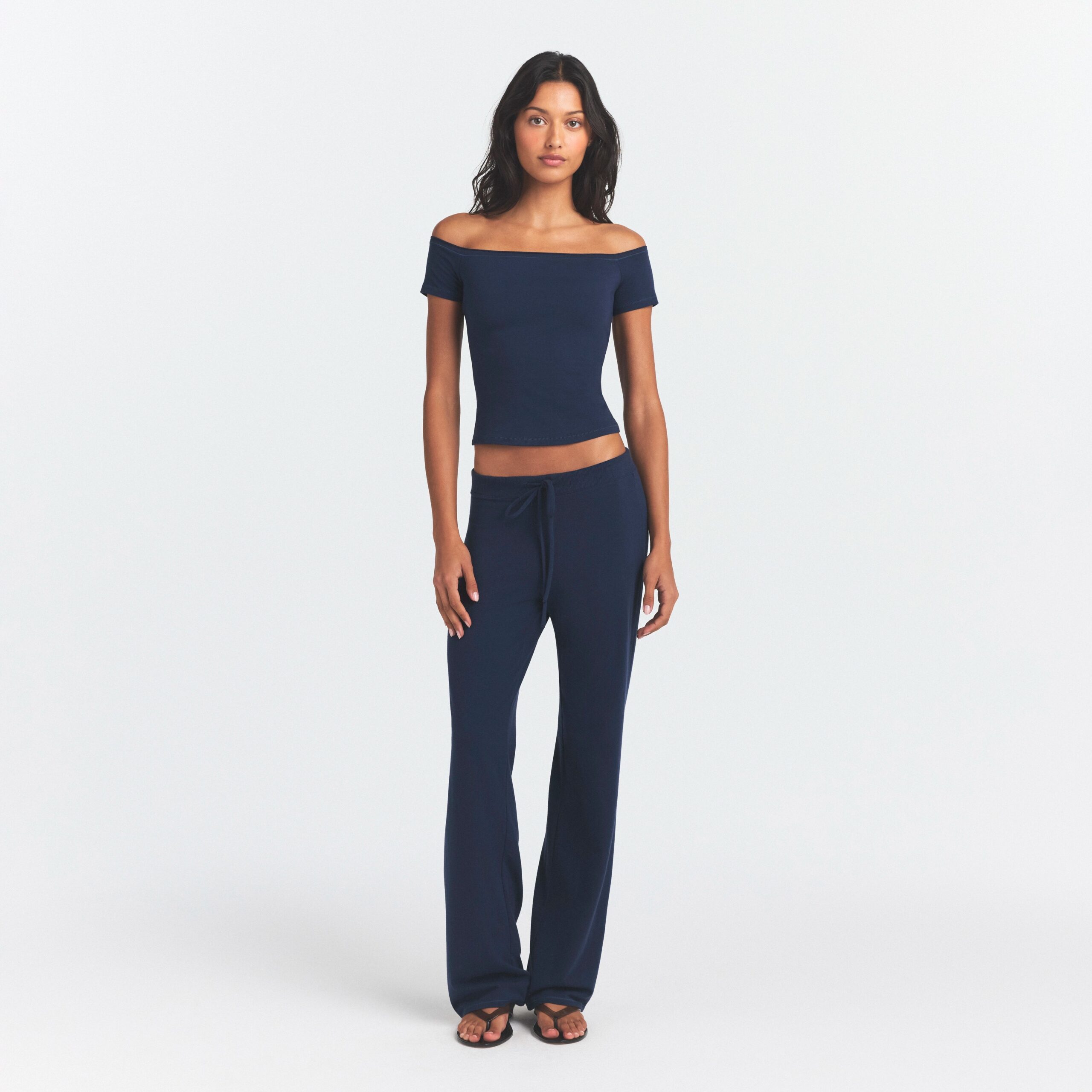 cotton jersey off the shoulder top cotton jersey off the shoulder top